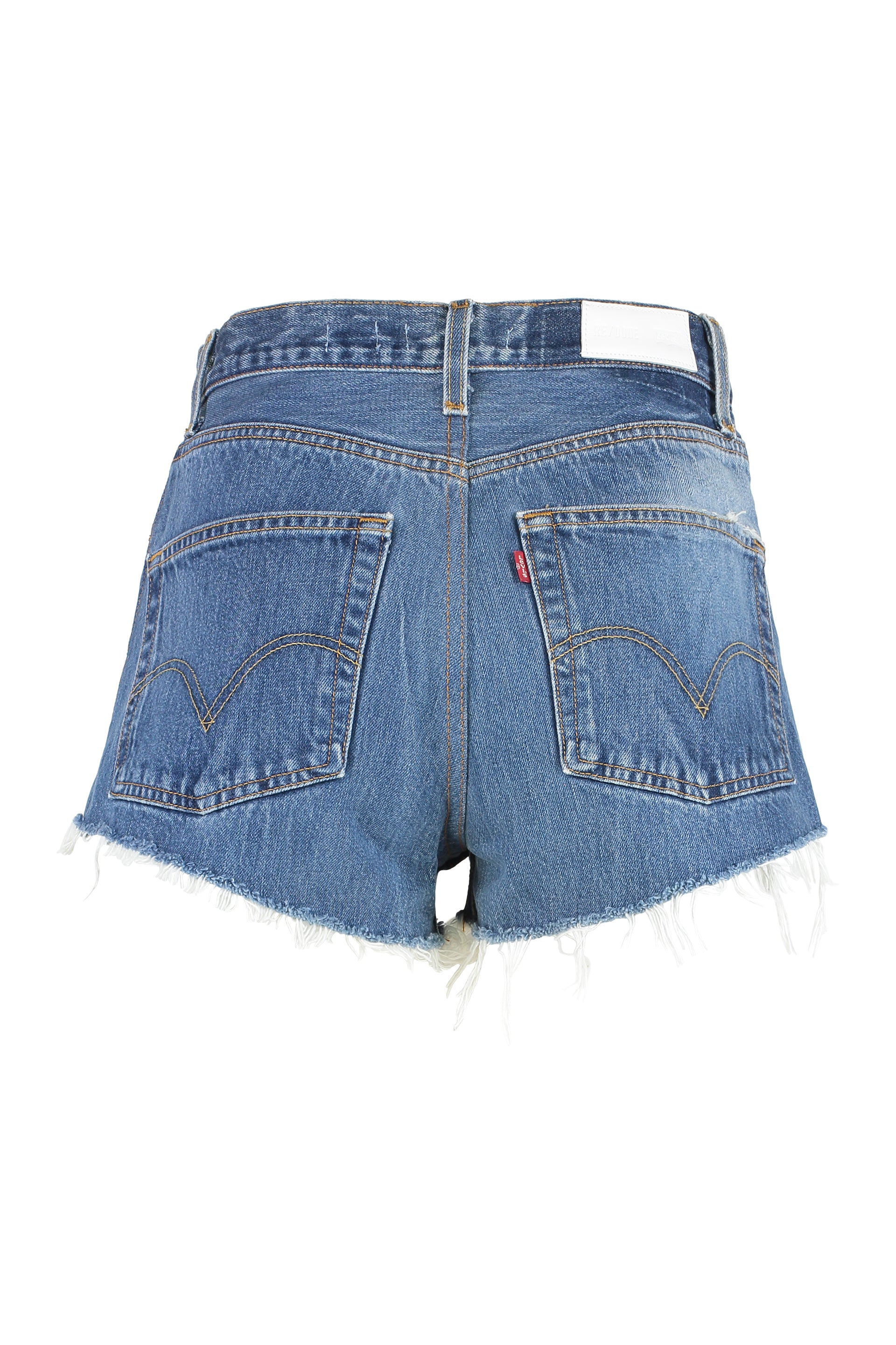 RE/DONE Distressed Denim Mini Shorts for Women