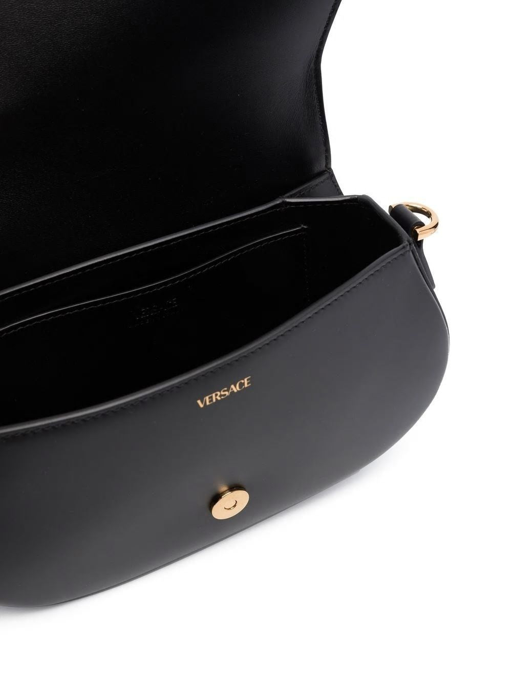 VERSACE Goddess Leather Crossbody Handbag - 24cm x 15cm