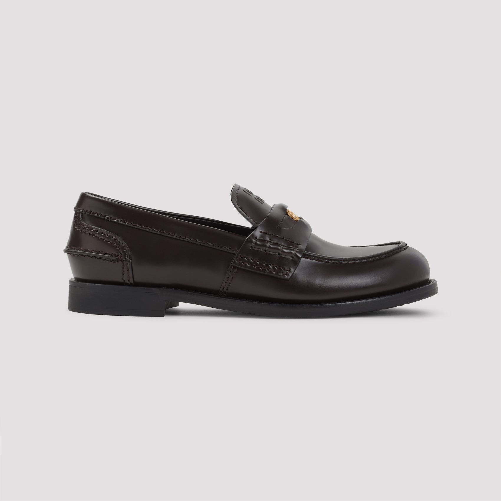 MIU MIU Leather Loafers