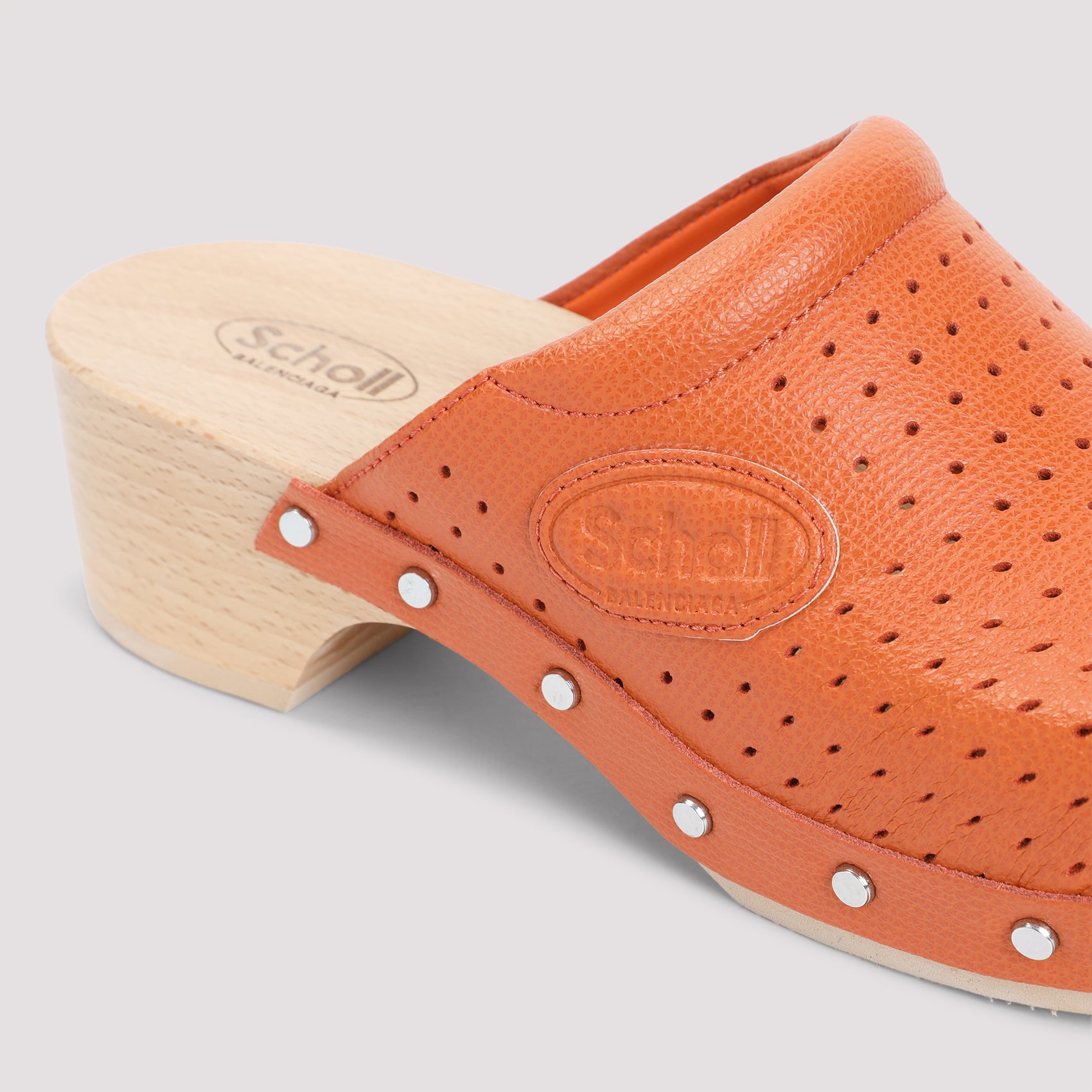 BALENCIAGA Men's Leather Clog Flat