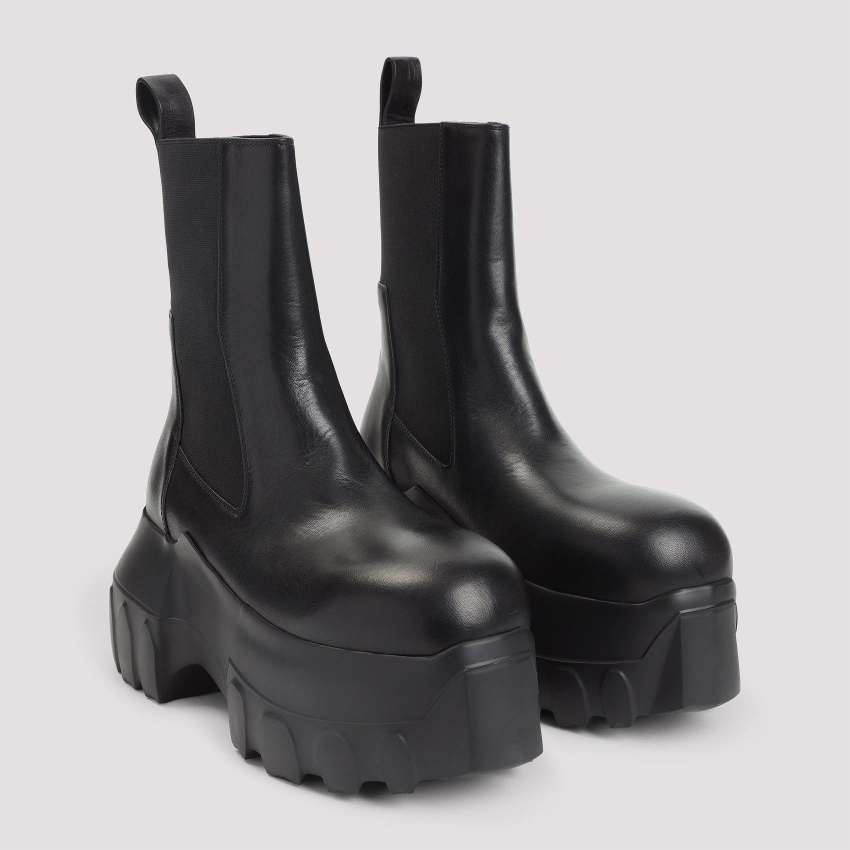 RICK OWENS Beatle Mega Tractor Boots - Men's