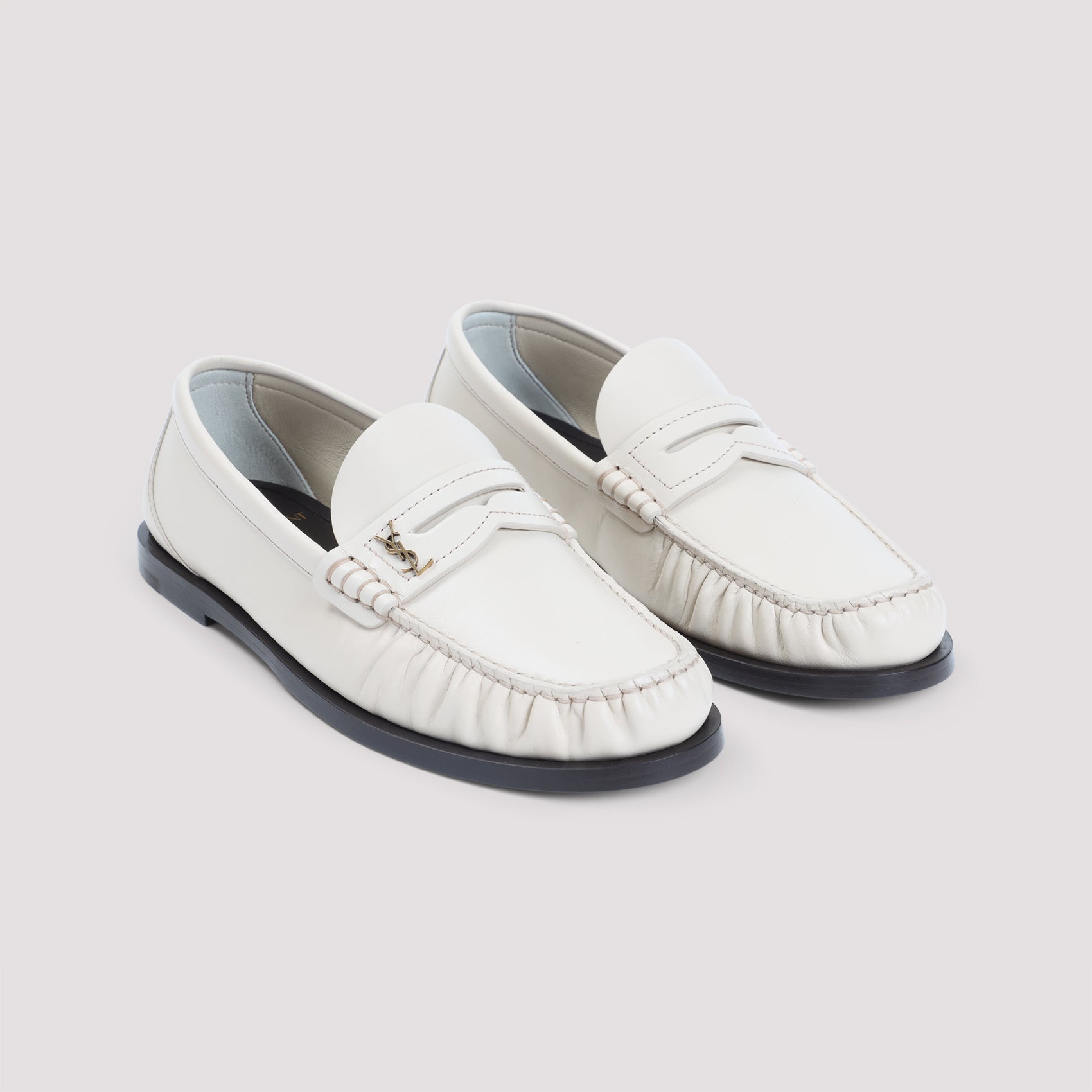 SAINT LAURENT Leather Loafers for Men