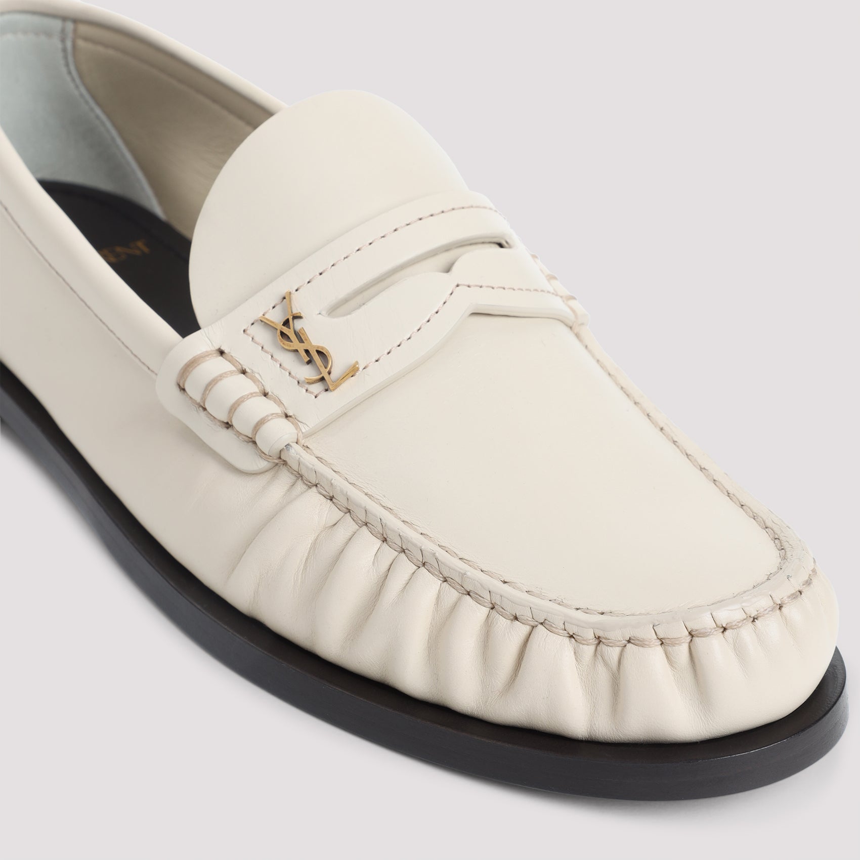 SAINT LAURENT Leather Loafers for Men
