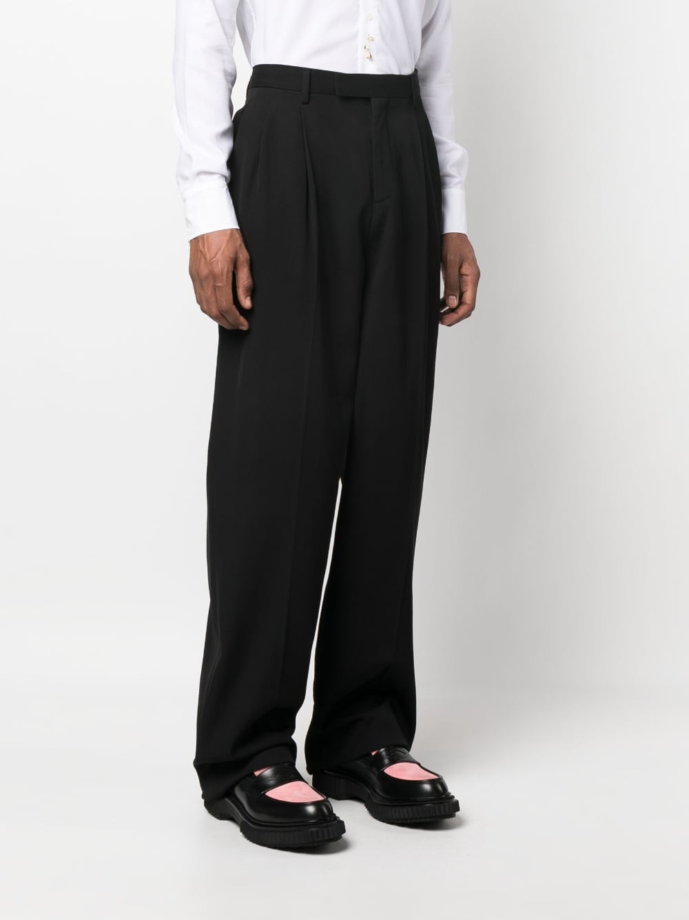 VERSACE Viscose Blend Trousers for Men - SS23 Collection