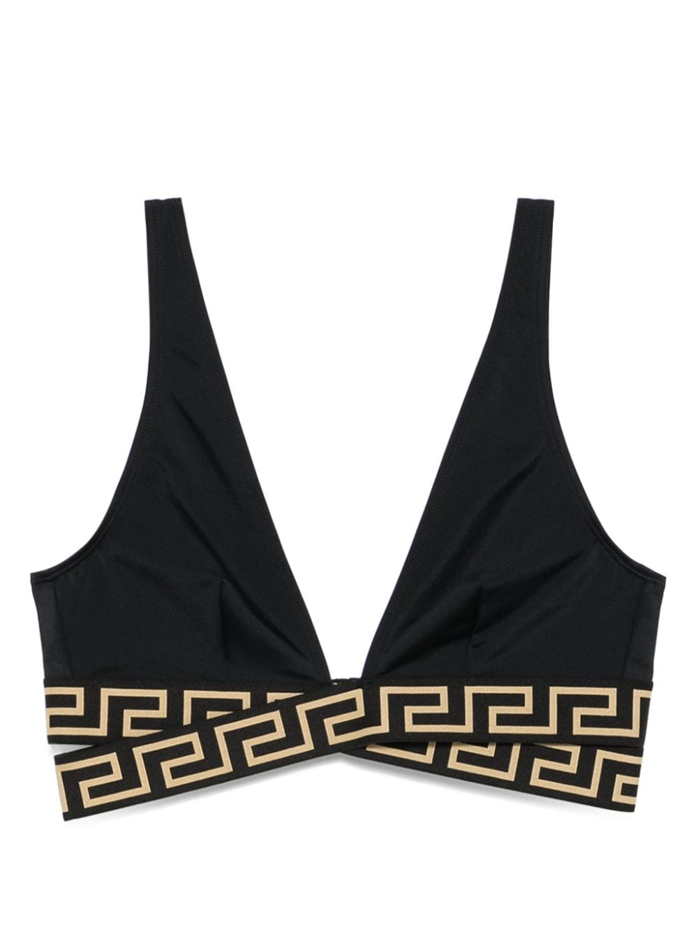 VERSACE Greek Triangle Bikini Top