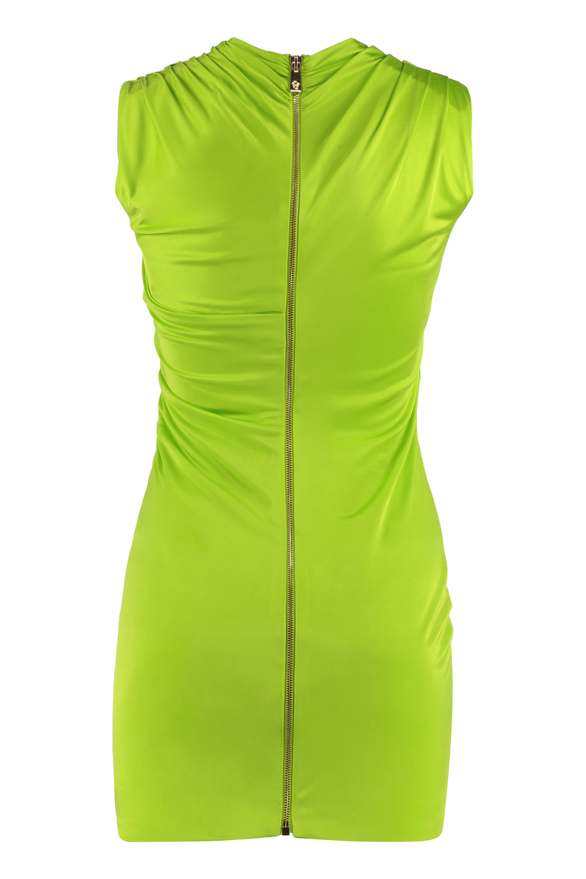 VERSACE Chic Draped Front Mini Dress for Women