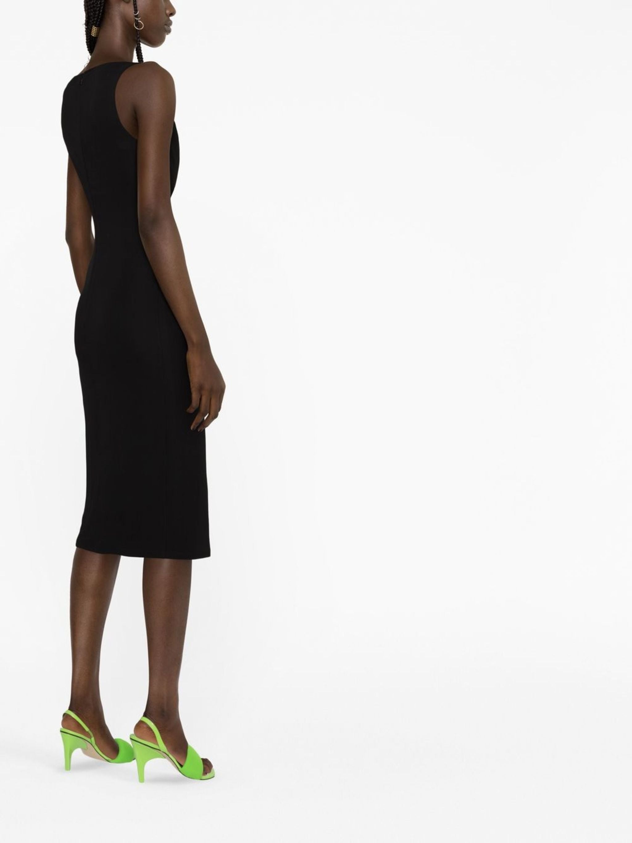 VERSACE Medusa `95 Black Midi Dress