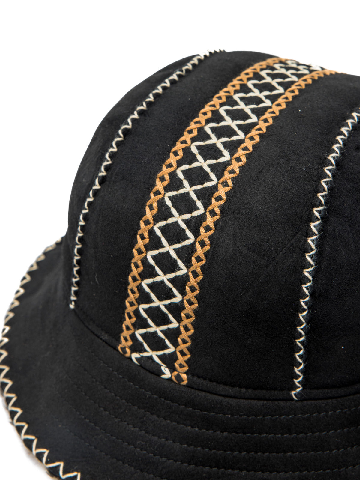 UGG Embroidered Sheepskin Bucket Hat