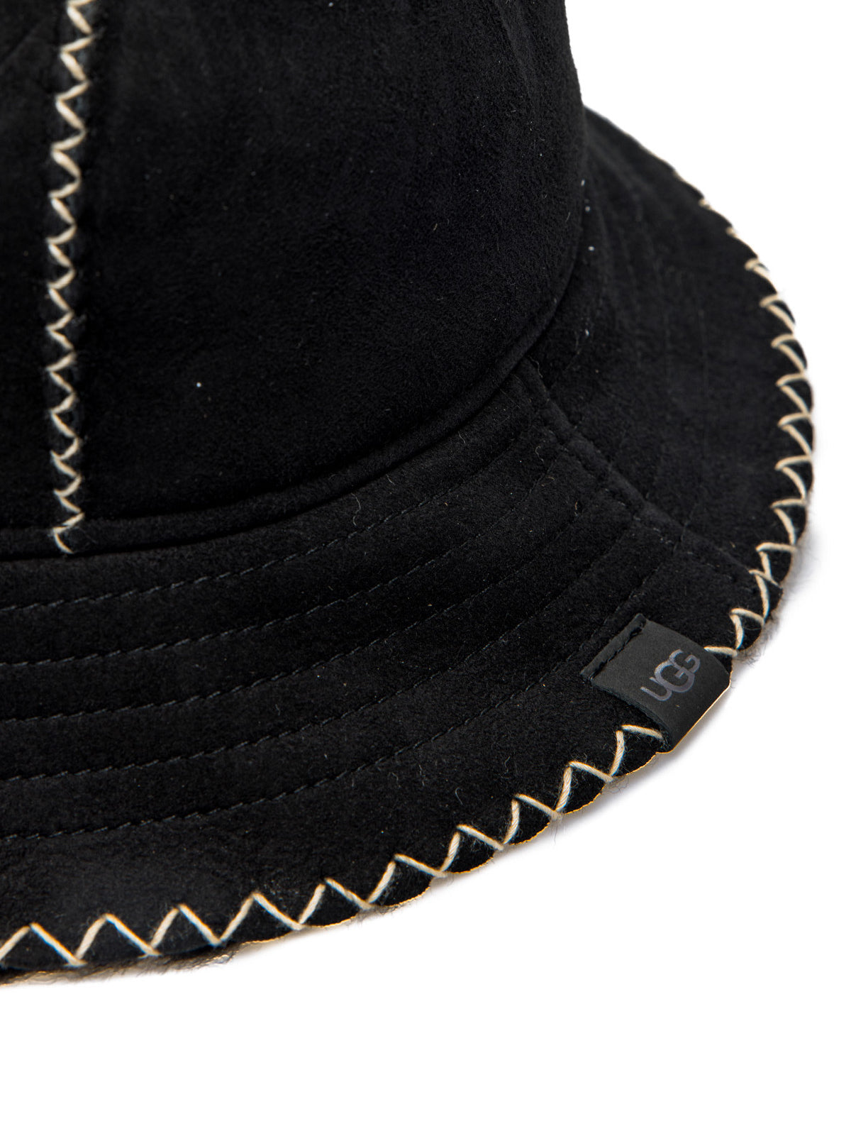UGG Embroidered Sheepskin Bucket Hat