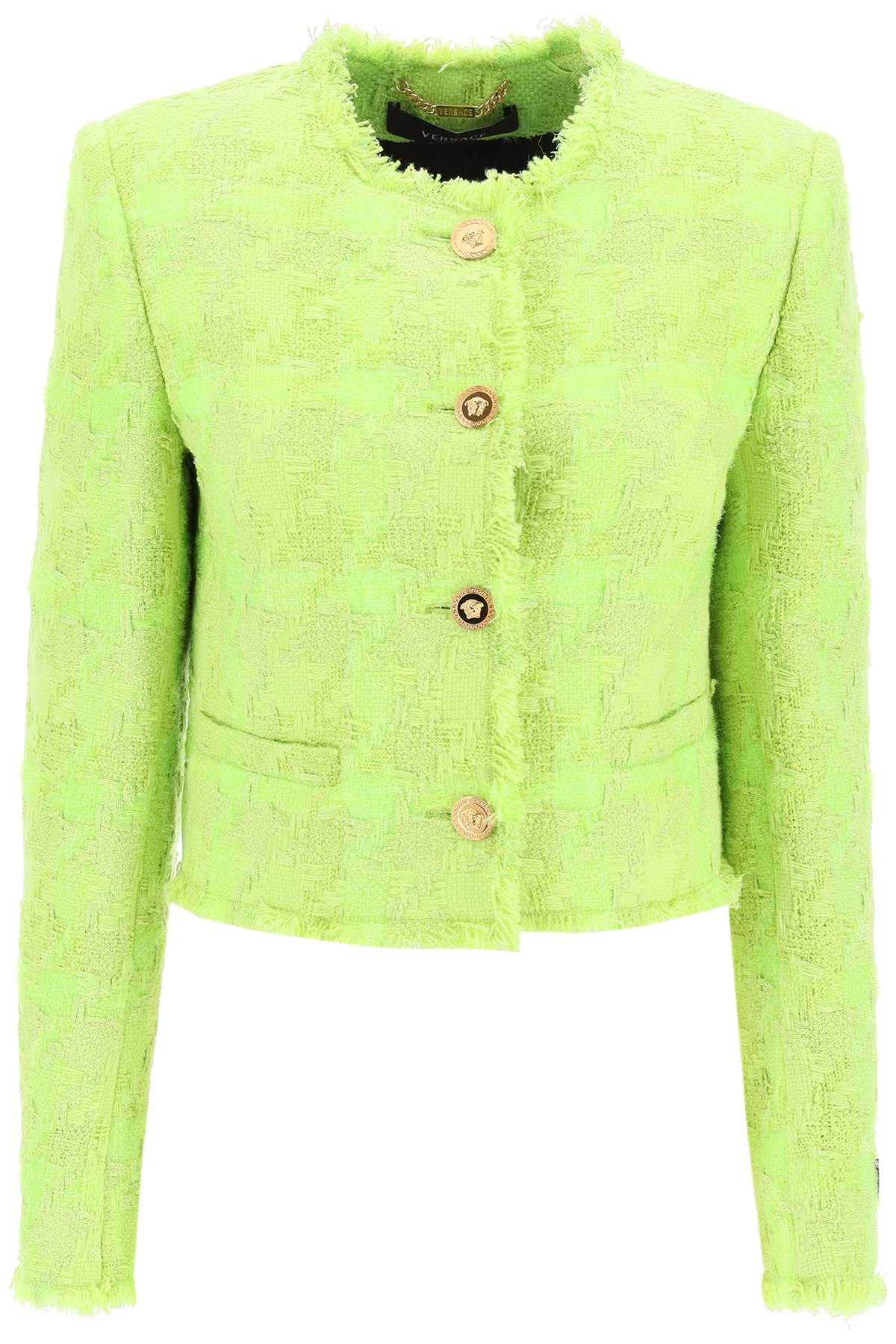 VERSACE Chic Bouclé Blazer for Women