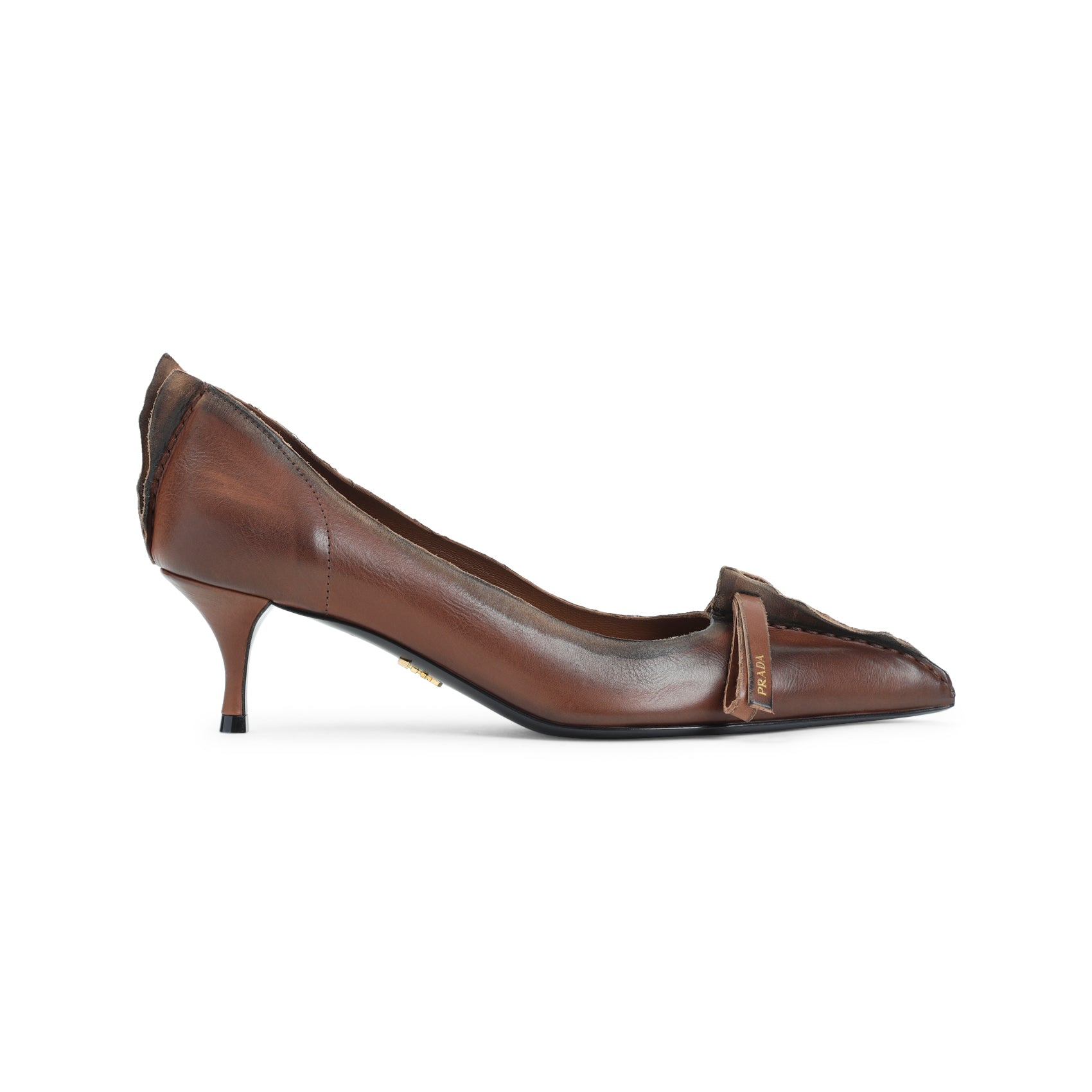 PRADA Men's 5cm Leather Pumps