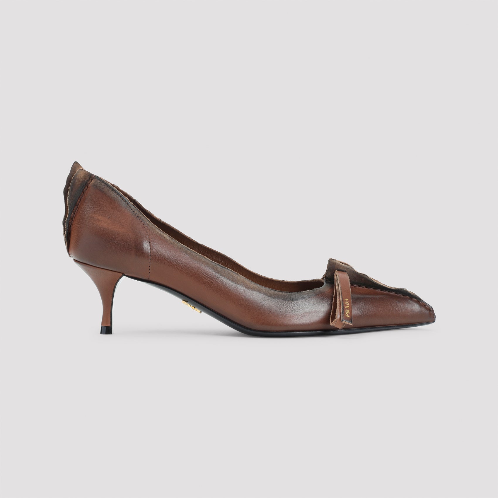 PRADA Men's 5cm Leather Pumps