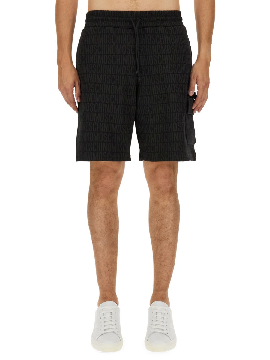 MOSCHINO Men's Mini Sweatshirt Bermuda Shorts