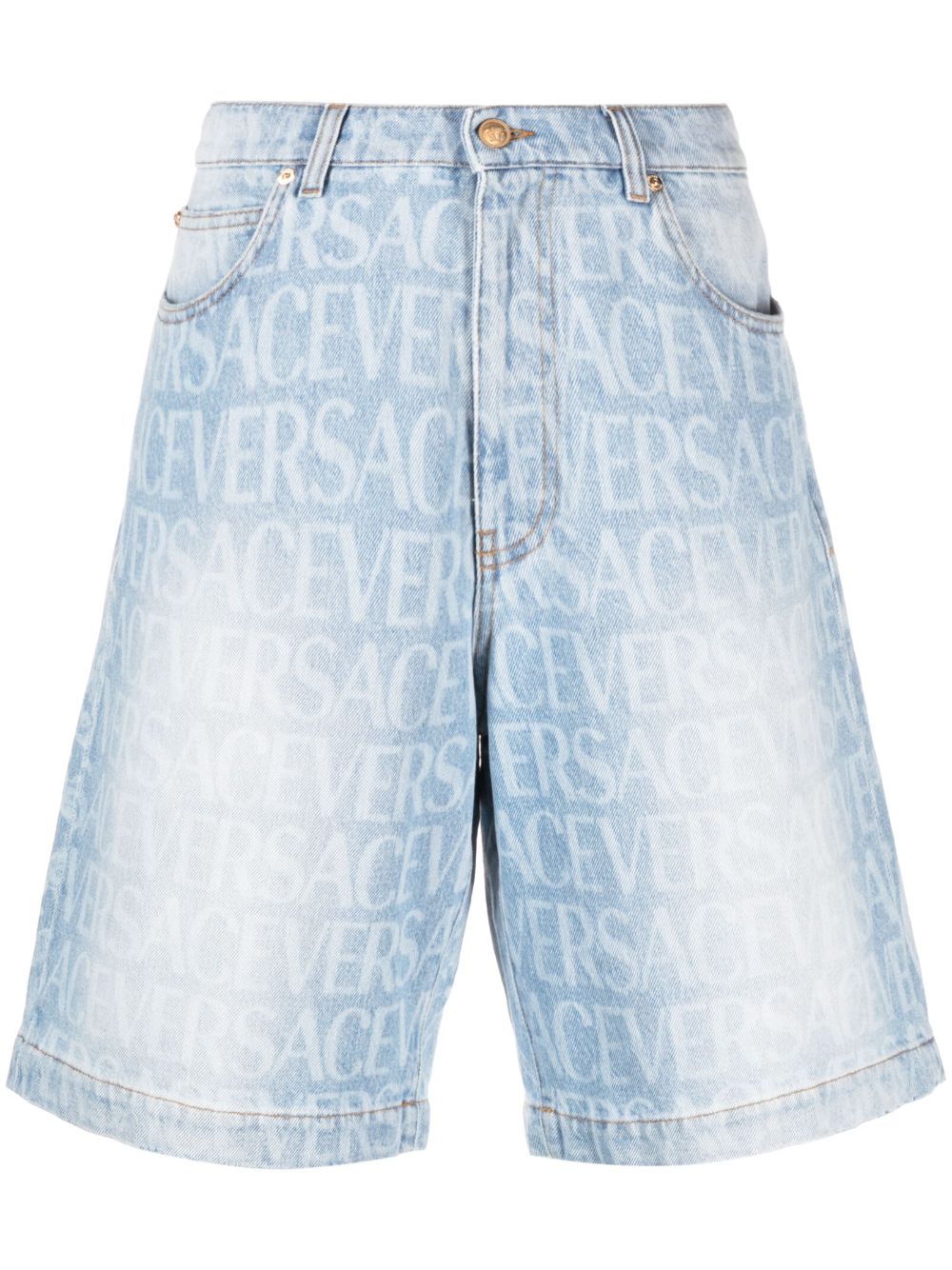 VERSACE Stylish Denim Shorts for Men