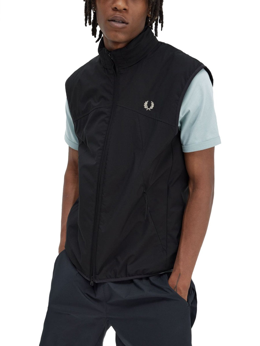 FRED PERRY Men's Logo Vest Size L - Sustainable Style for SS24