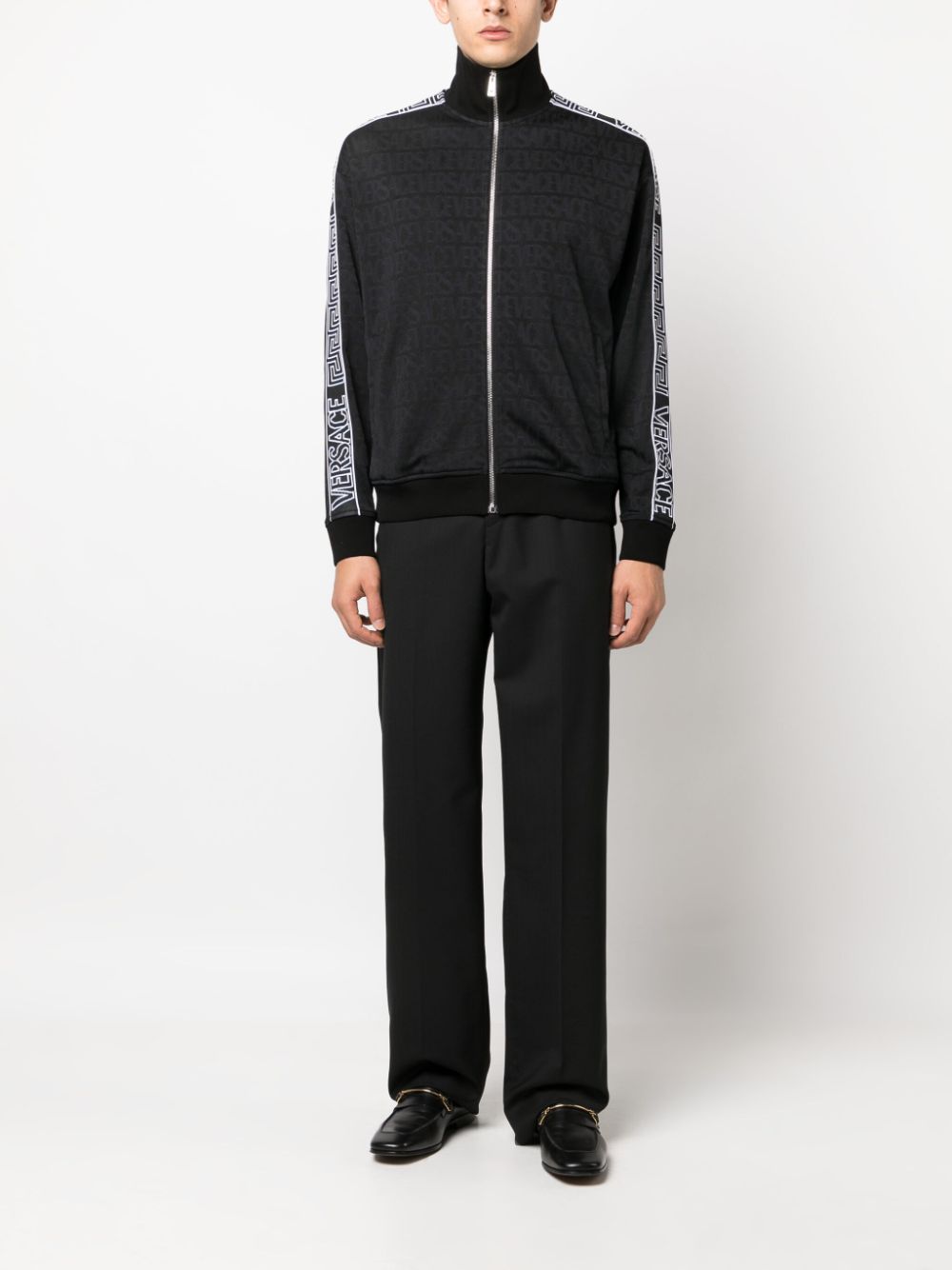 VERSACE Regular Fit Zip Sweatshirt (Size L)