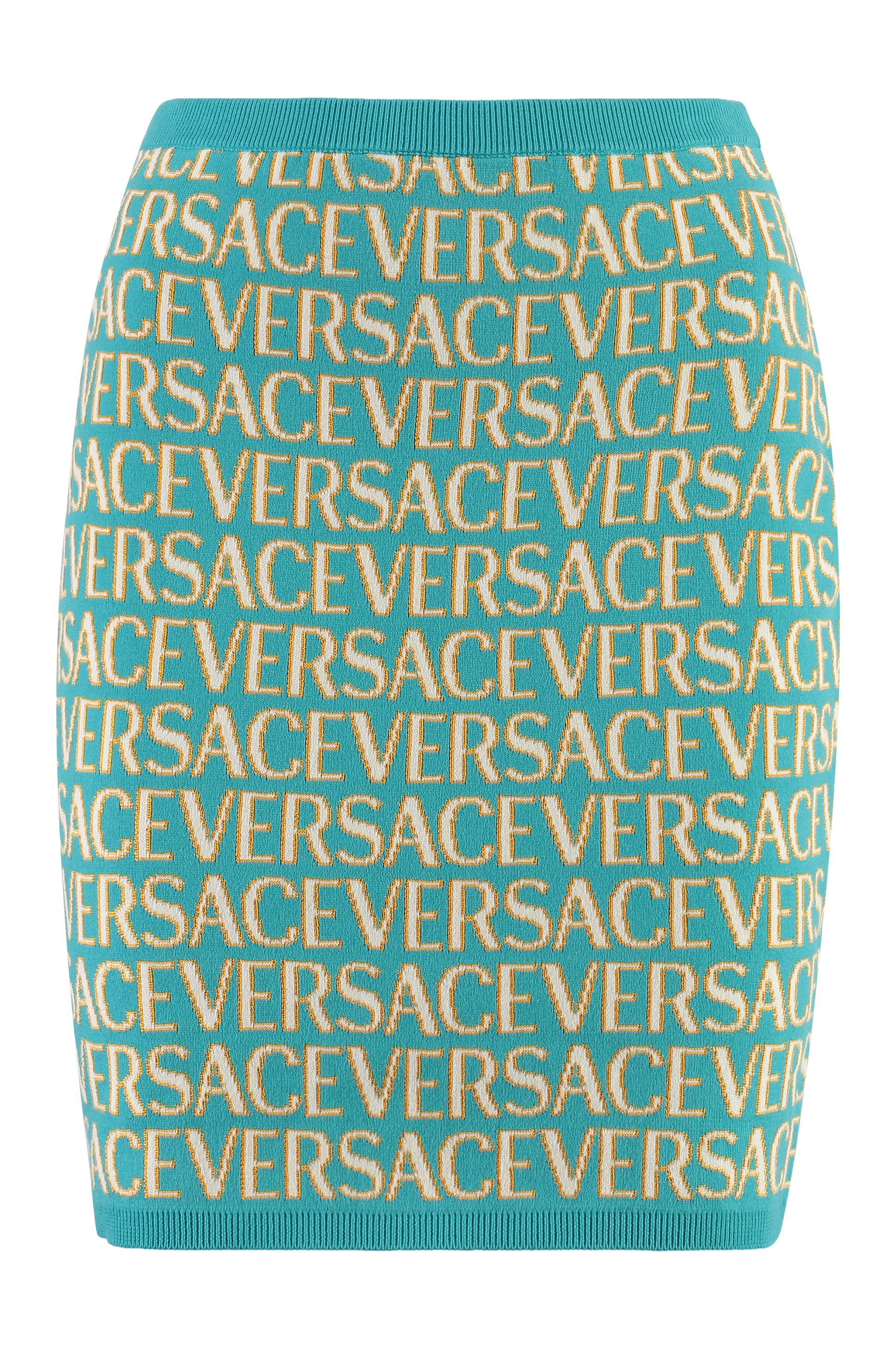 VERSACE Knit Mini Skirt