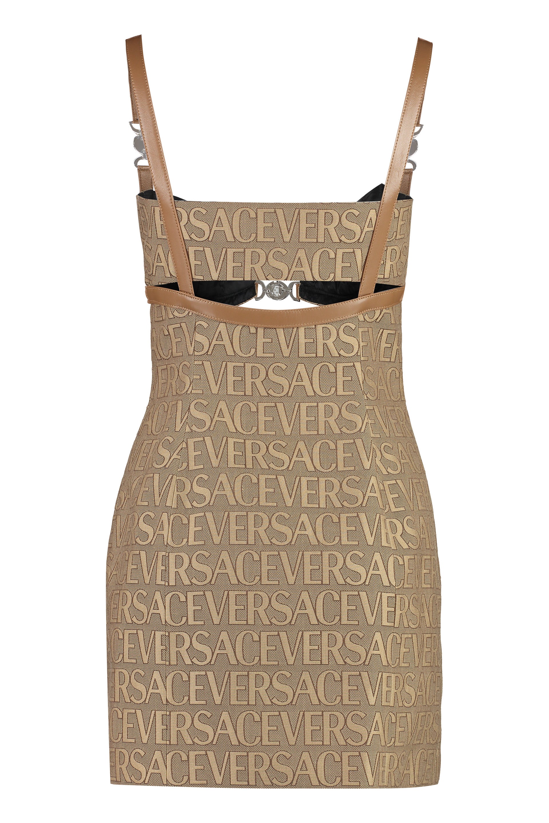 VERSACE Chic Jacquard Mini Dress