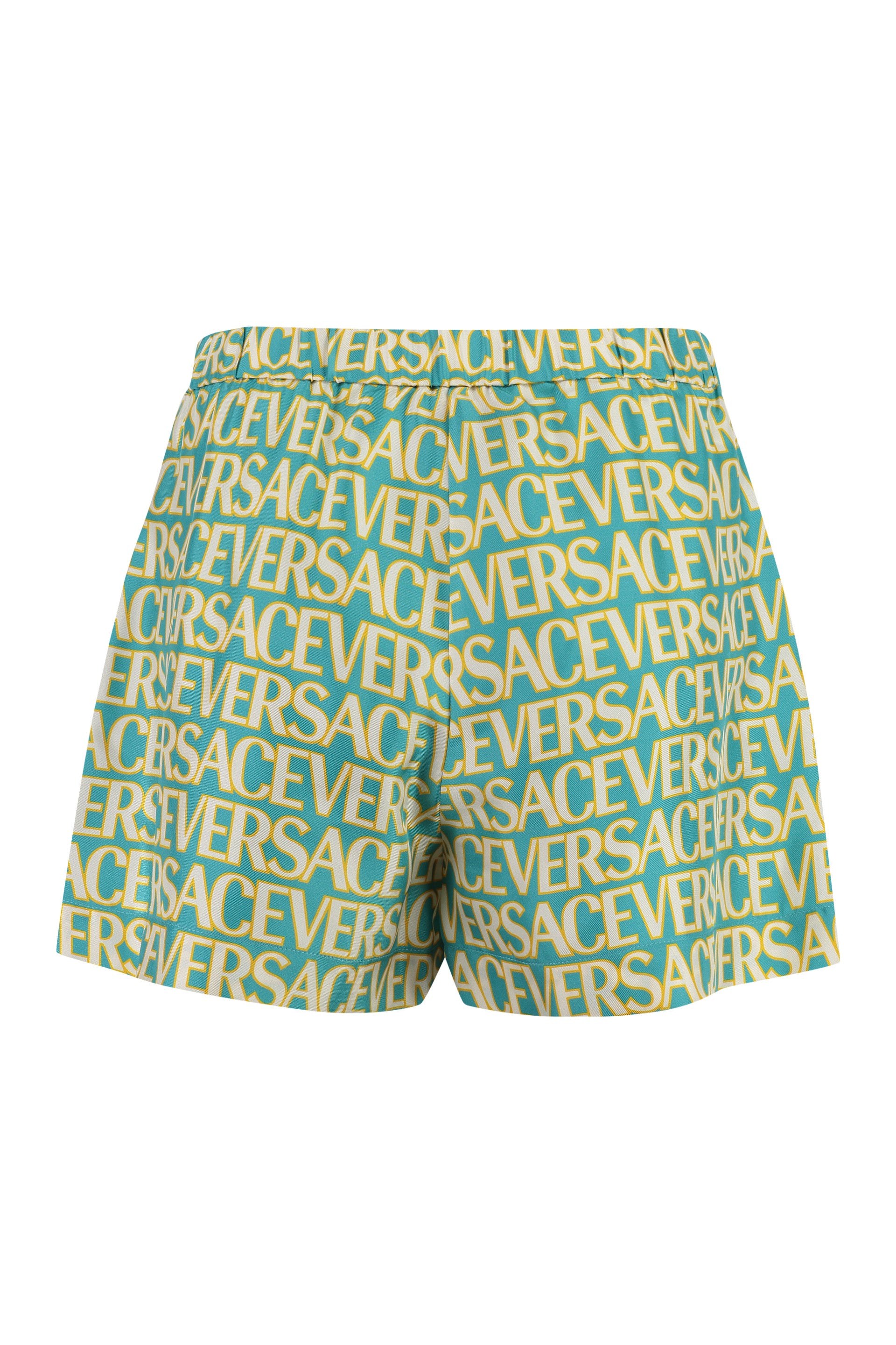 VERSACE Printed Silk Shorts for Women