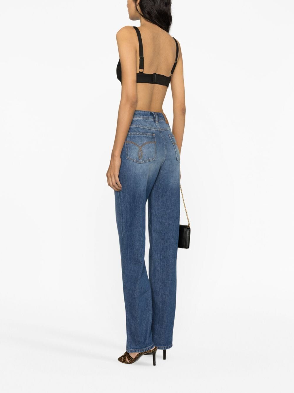 VERSACE Stone Wash Denim Jeans for Women