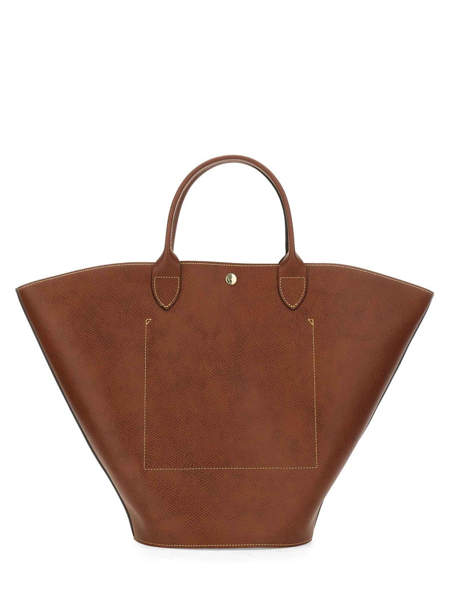 LONGCHAMP Extra Large Leather Shopping Bag