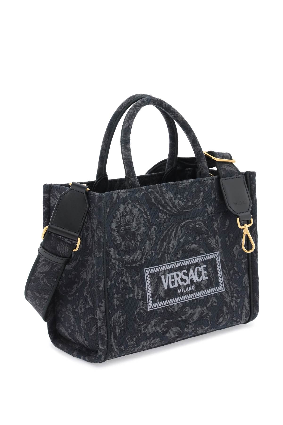VERSACE Mini Baroque Tote Handbag