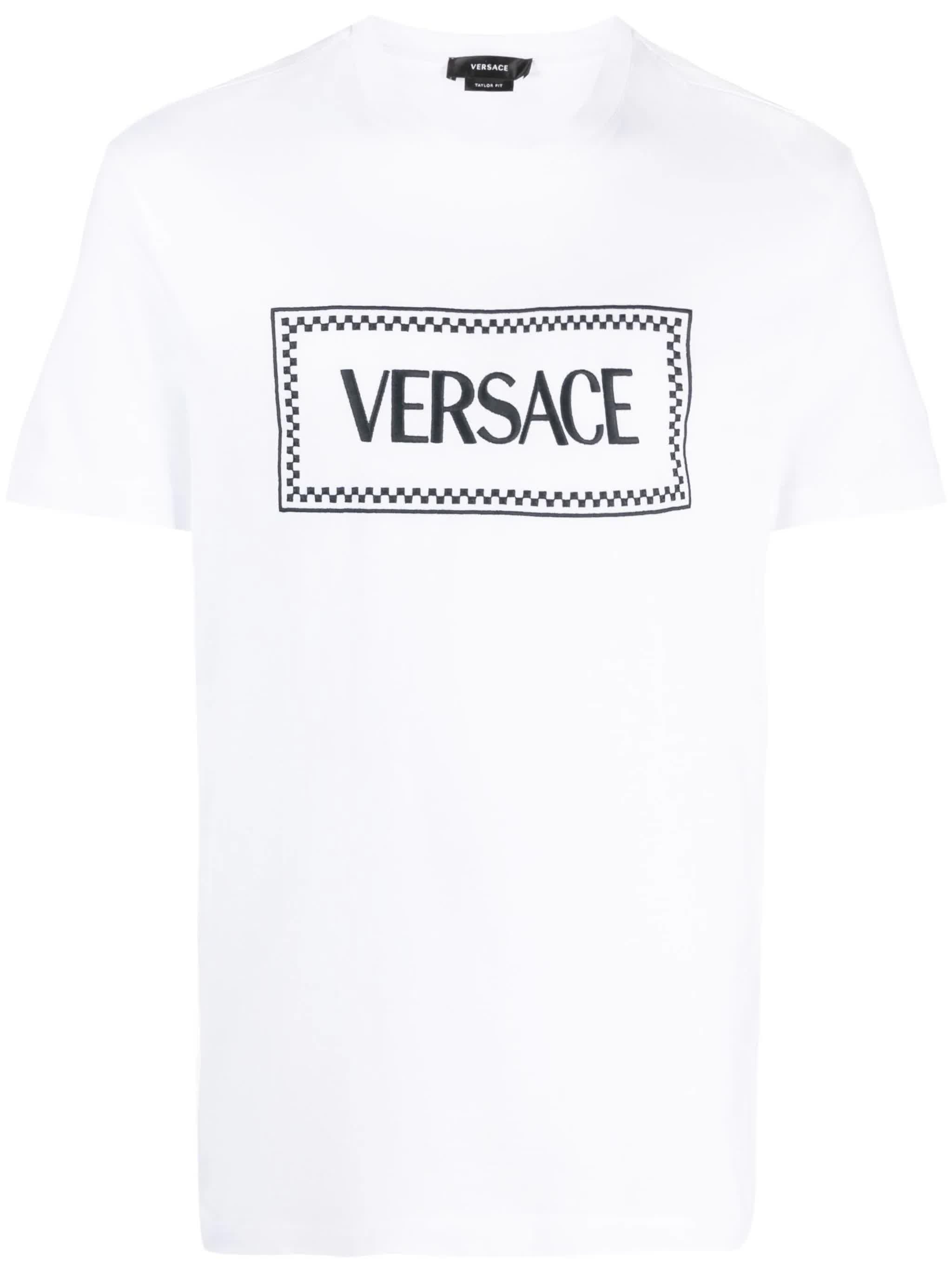 VERSACE Cotton T-Shirt for Men - SS25 Collection