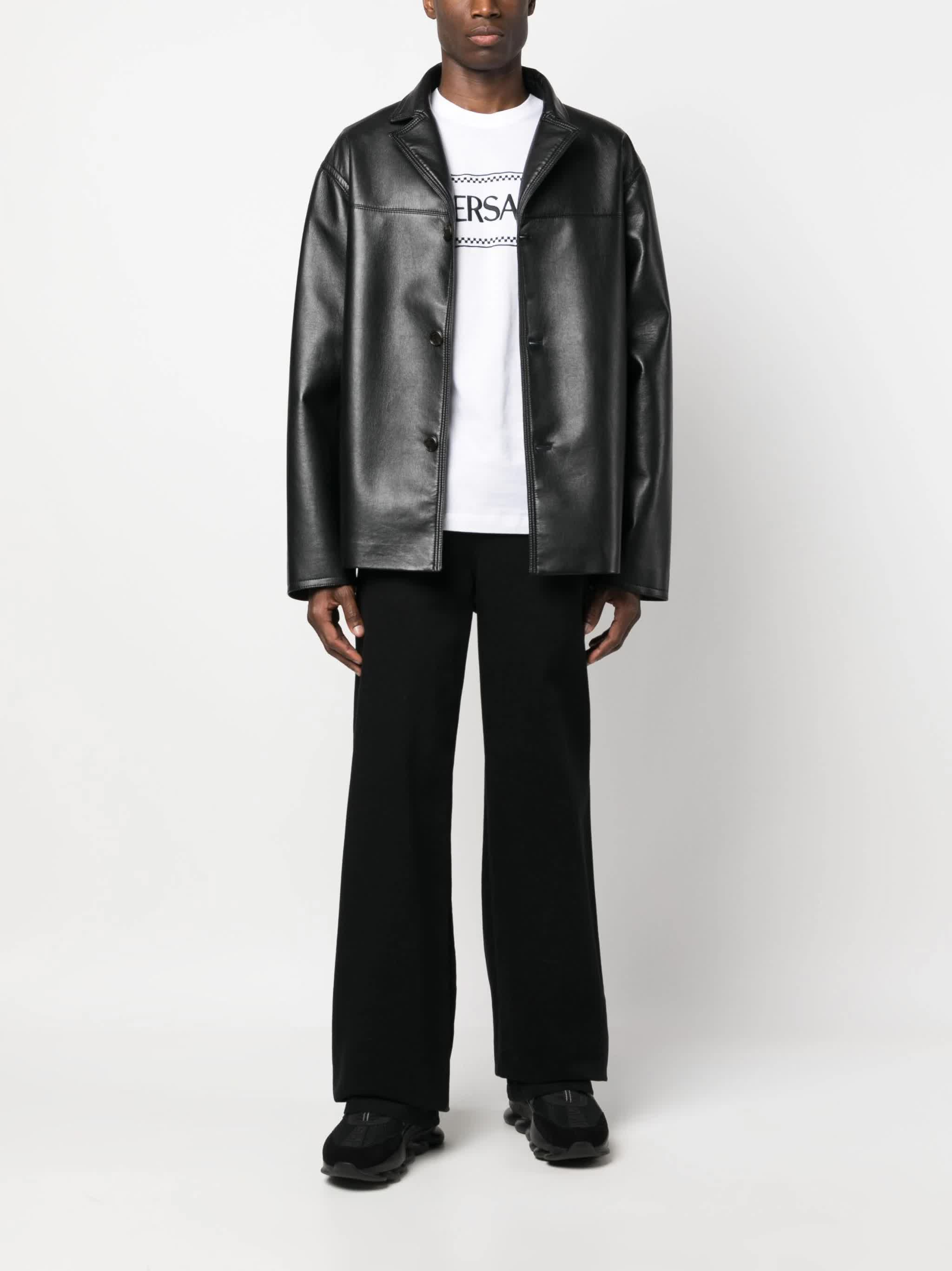 VERSACE Cotton T-Shirt for Men - SS25 Collection