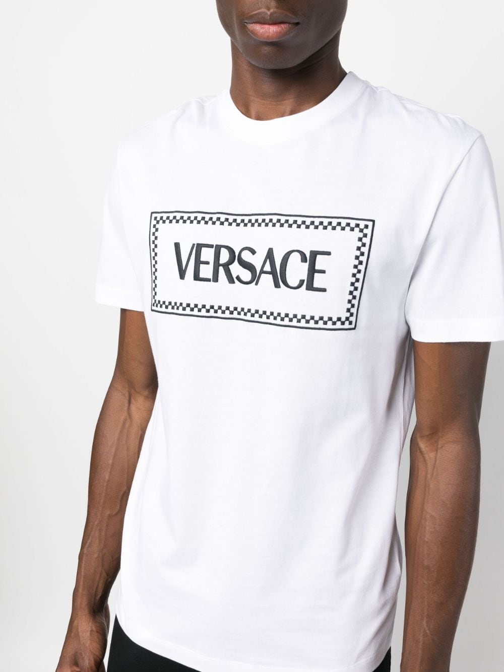 VERSACE Cotton T-Shirt for Men - SS25 Collection