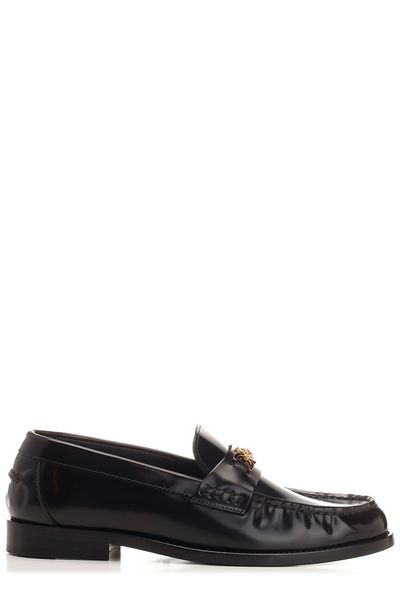 VERSACE Medusa Leather Loafers for Women - SS25