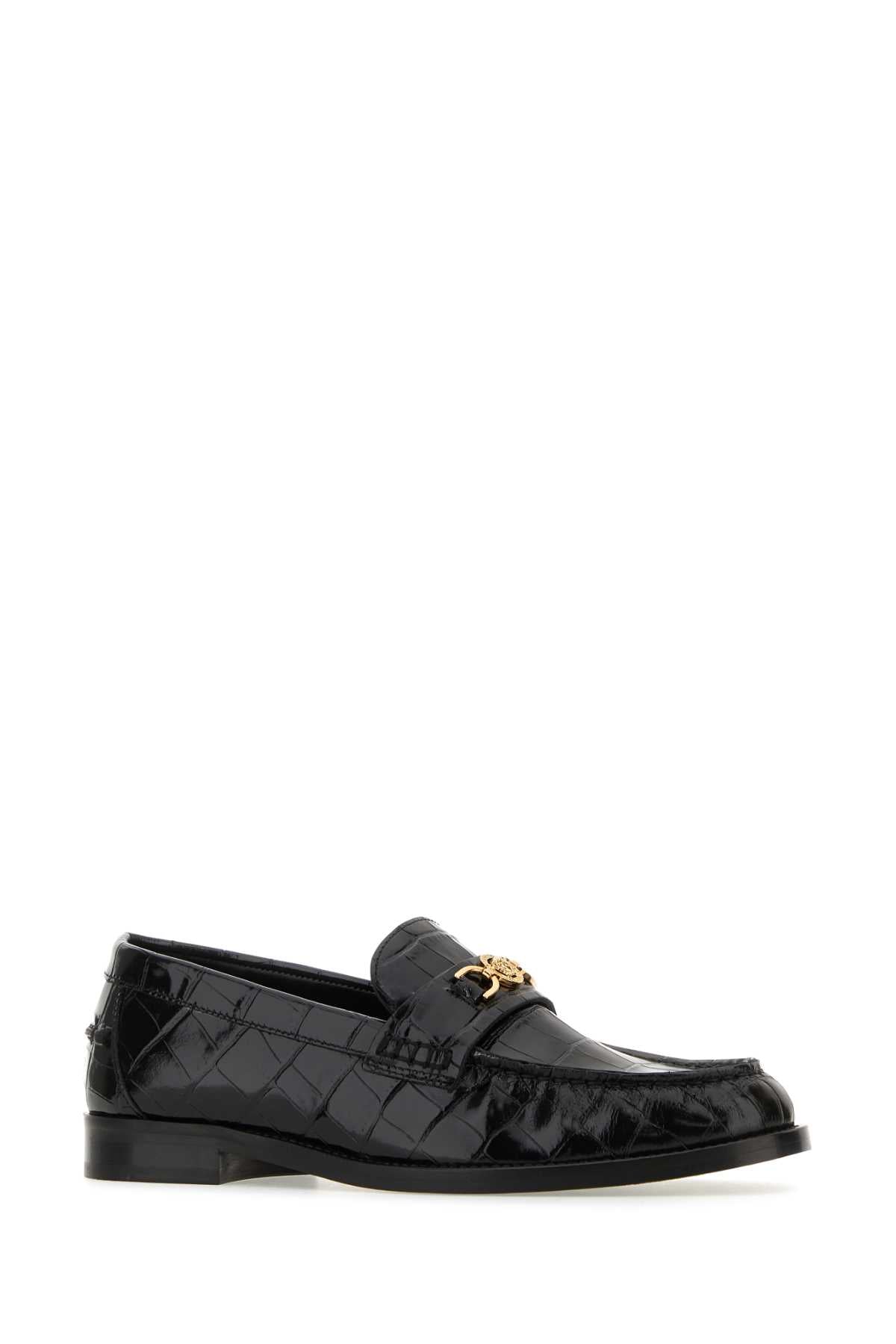 VERSACE Women's Luxury Leather Medusa Loafers
