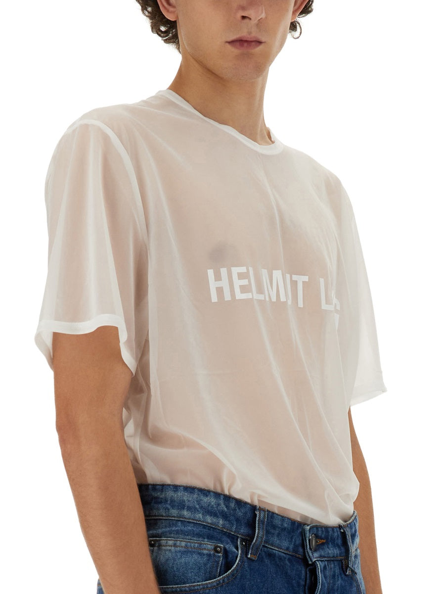 HELMUT LANG Men's Logo T-Shirt - Size L