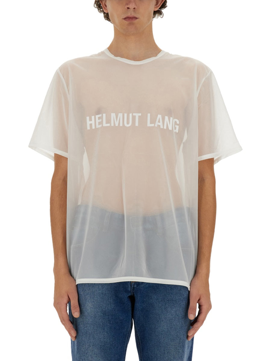 HELMUT LANG Men's Logo T-Shirt - Size L