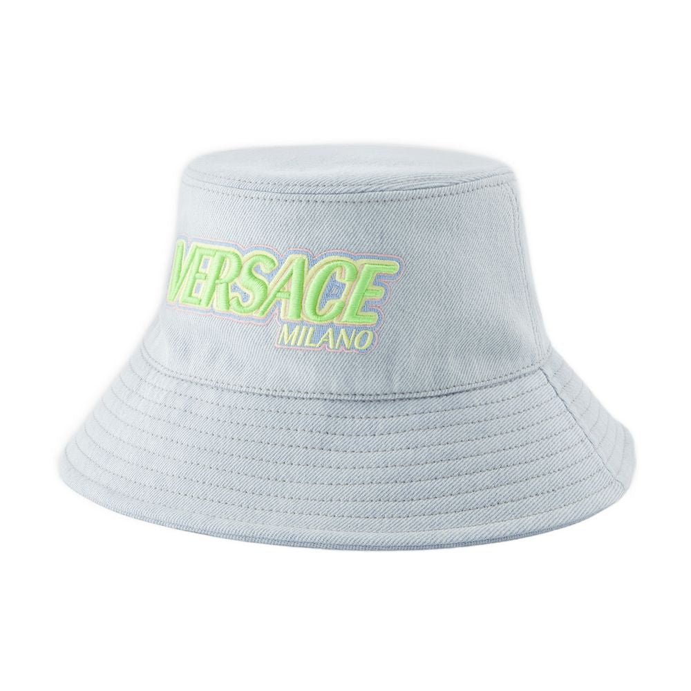 VERSACE Embroidered Logo Bucket Hat