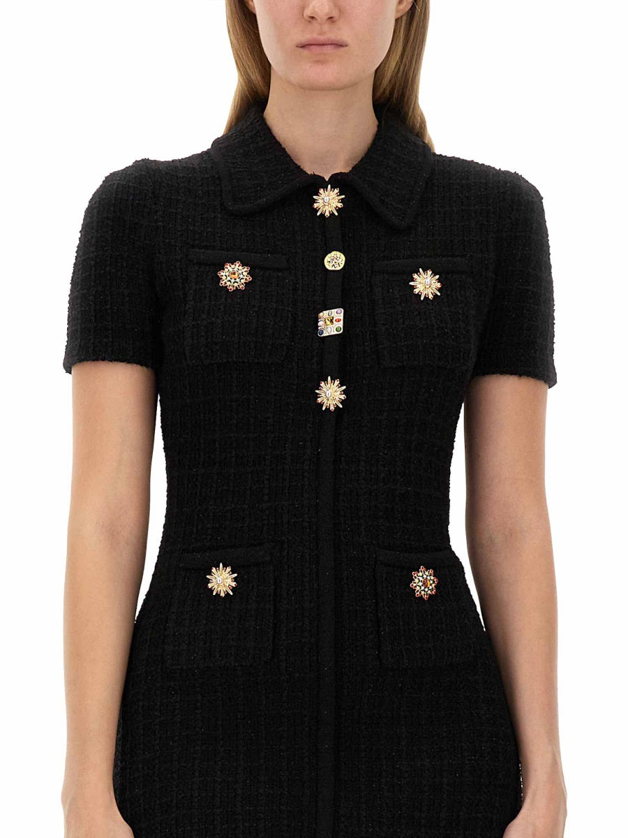 SELF-PORTRAIT Chic Women's Mini Dress for Fall 2024