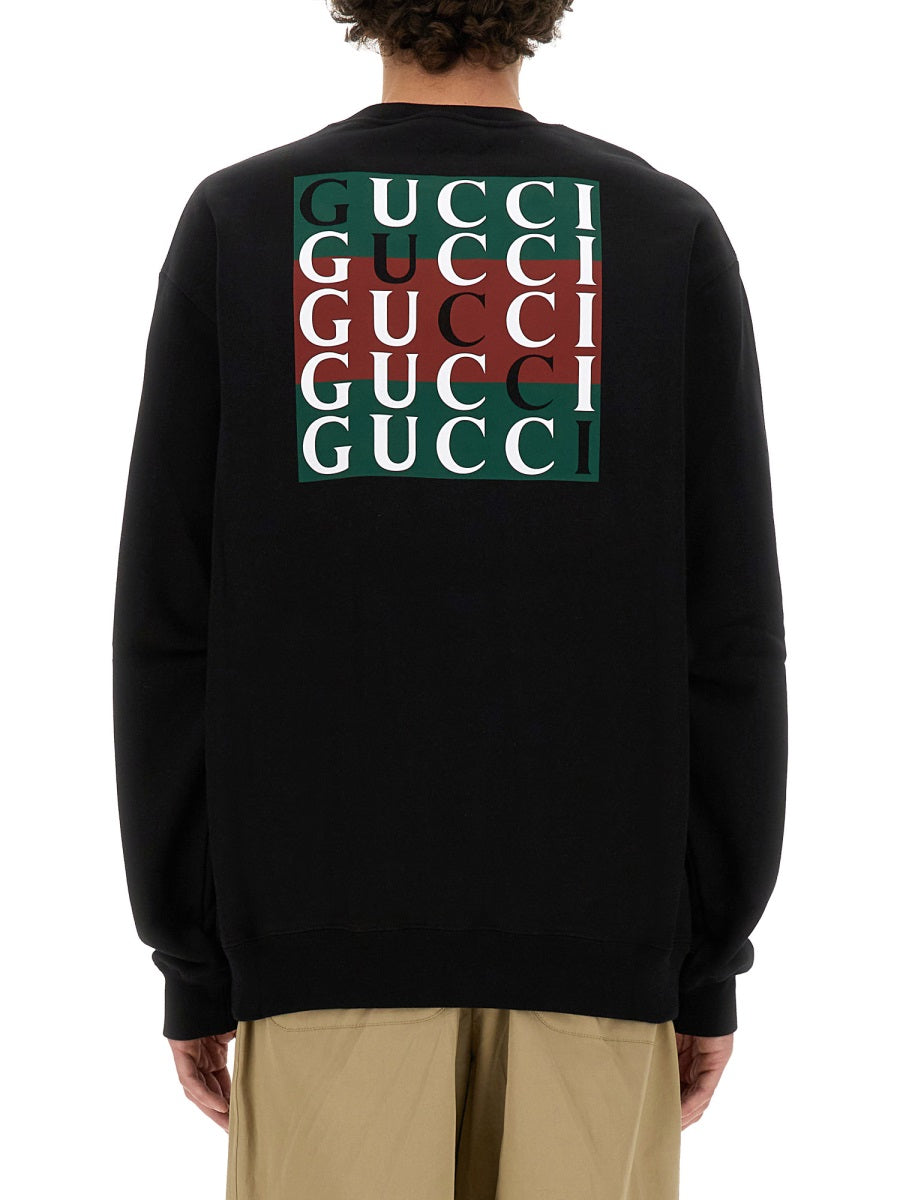 GUCCI Men's Cotton Sweatshirt - Size L