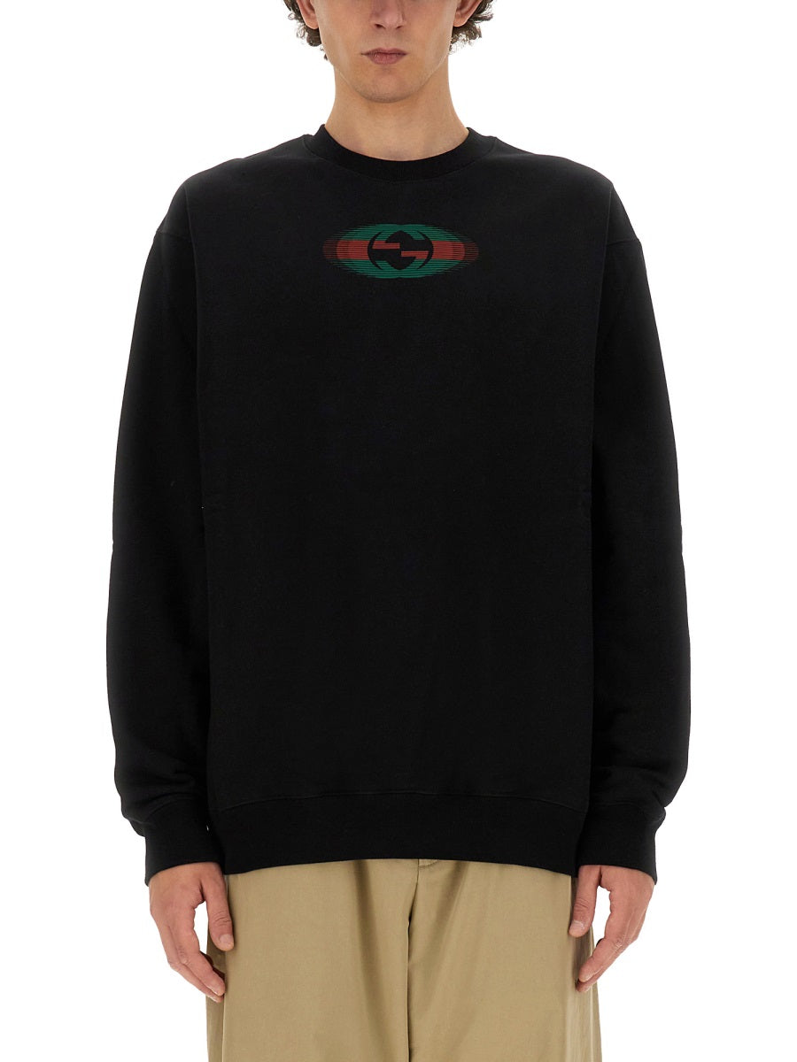 GUCCI Men's Cotton Sweatshirt - Size L
