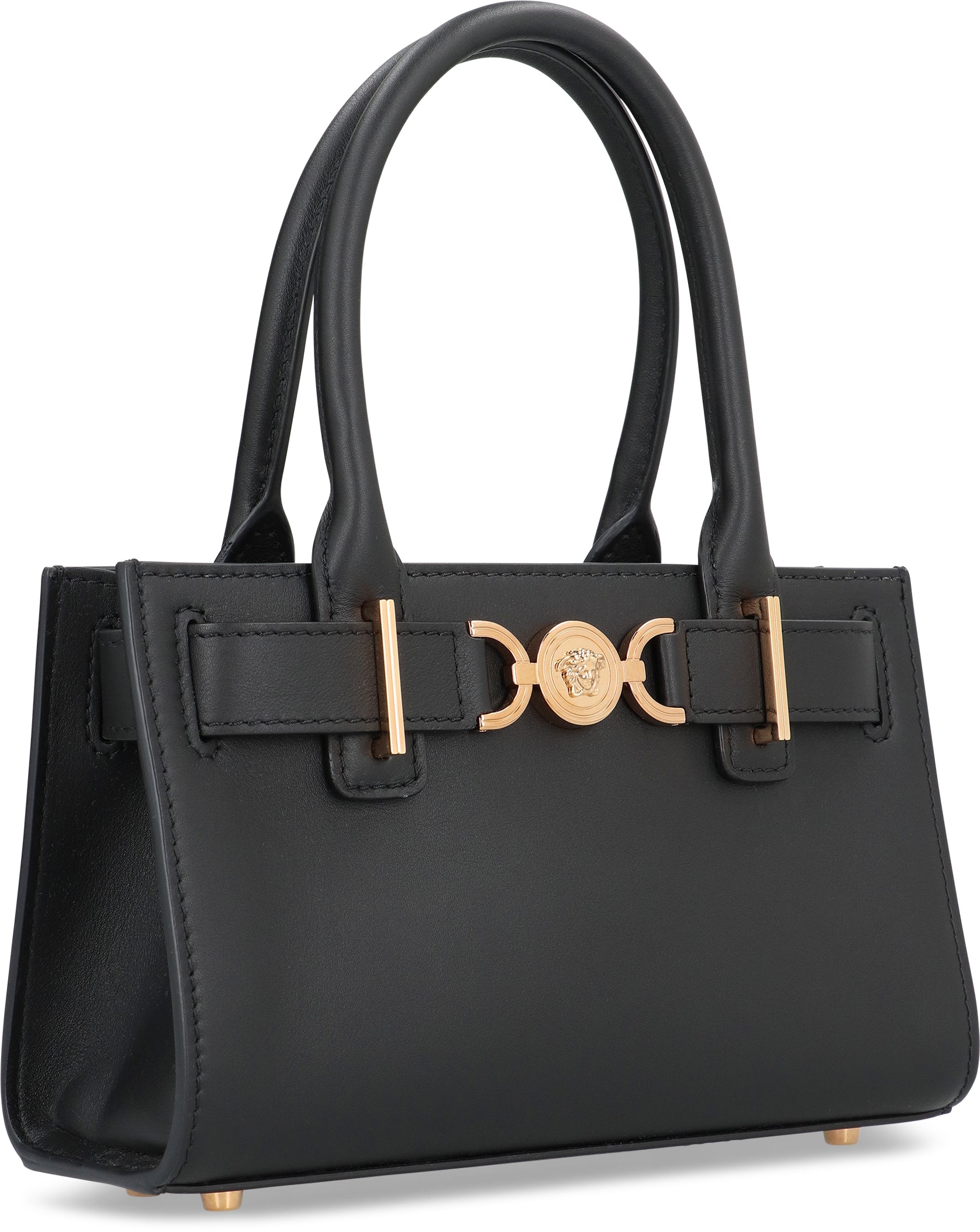 VERSACE Medusa '95 Leather Mini Tote Handbag