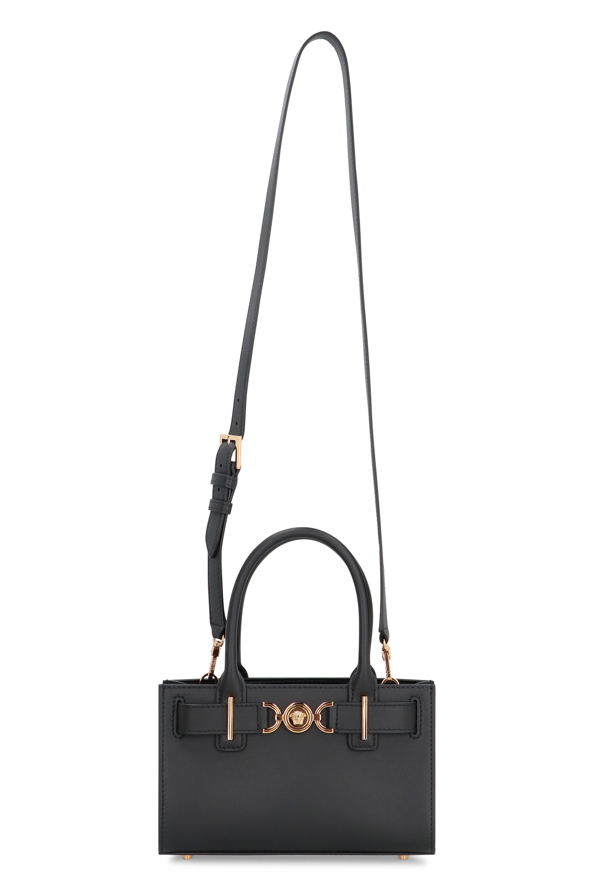 VERSACE Medusa '95 Leather Mini Tote Handbag