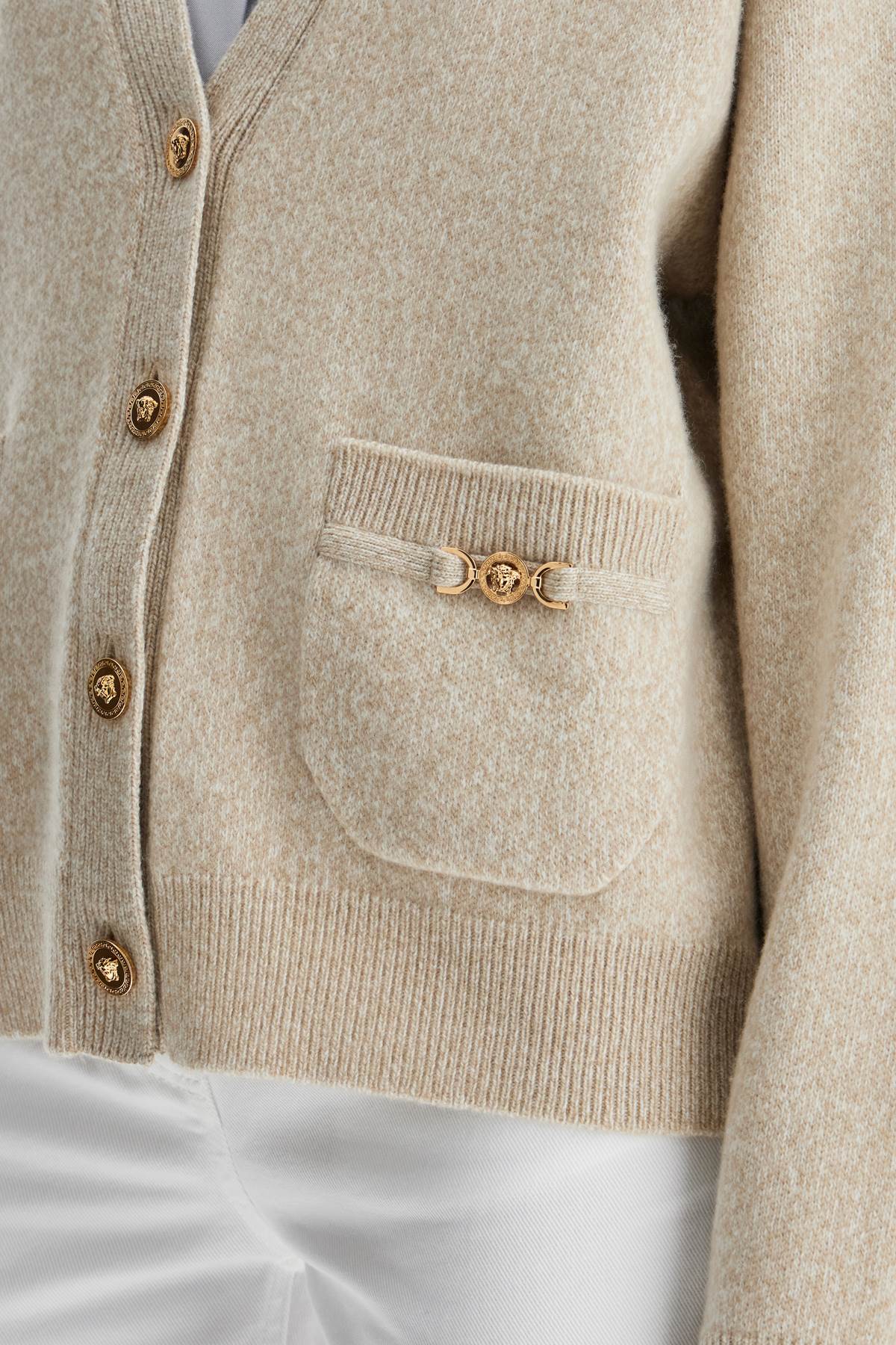 VERSACE Wool Blend Cardigan - Women's