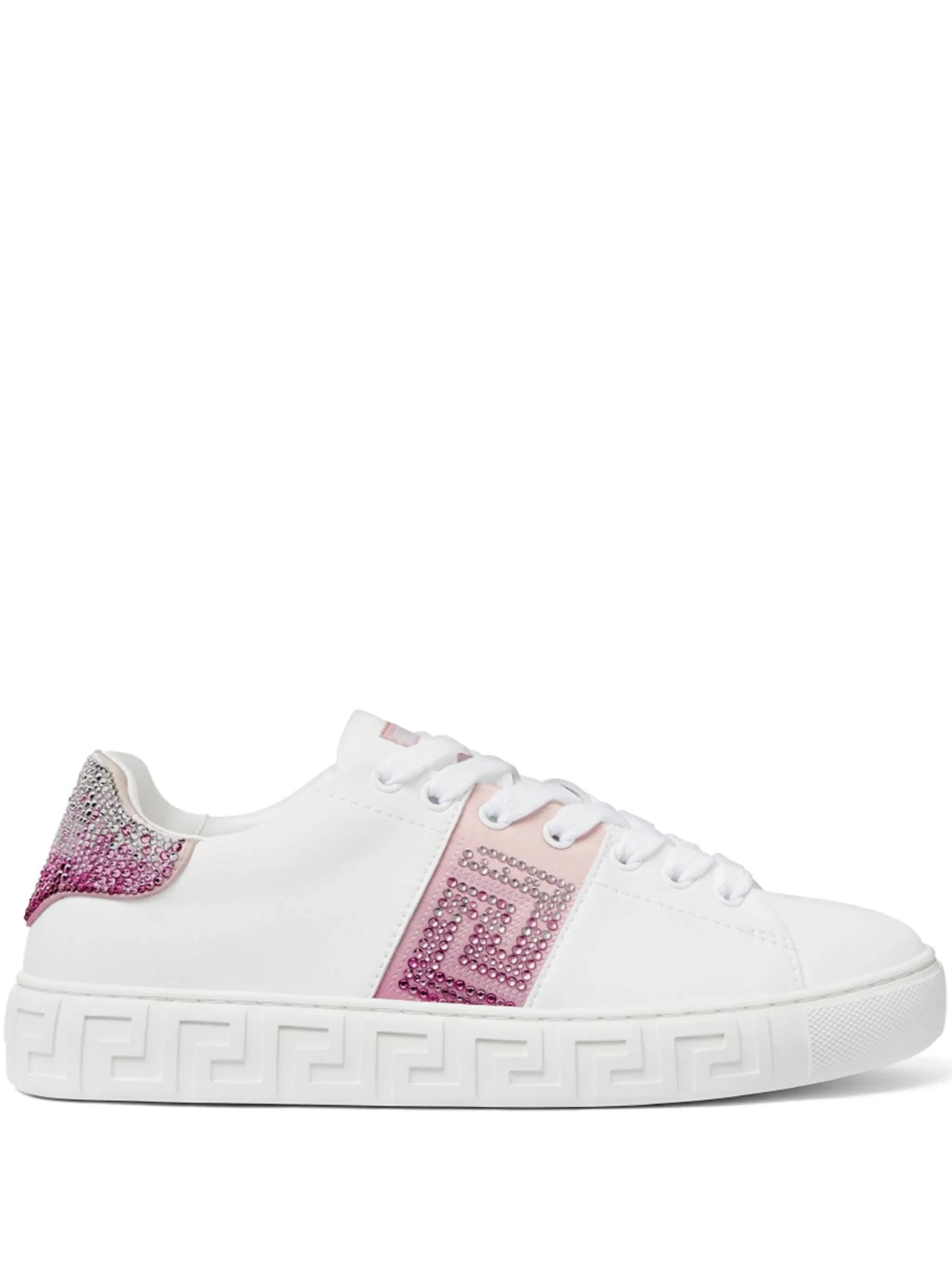 VERSACE Silk Sneakers for Women - SS25 Collection
