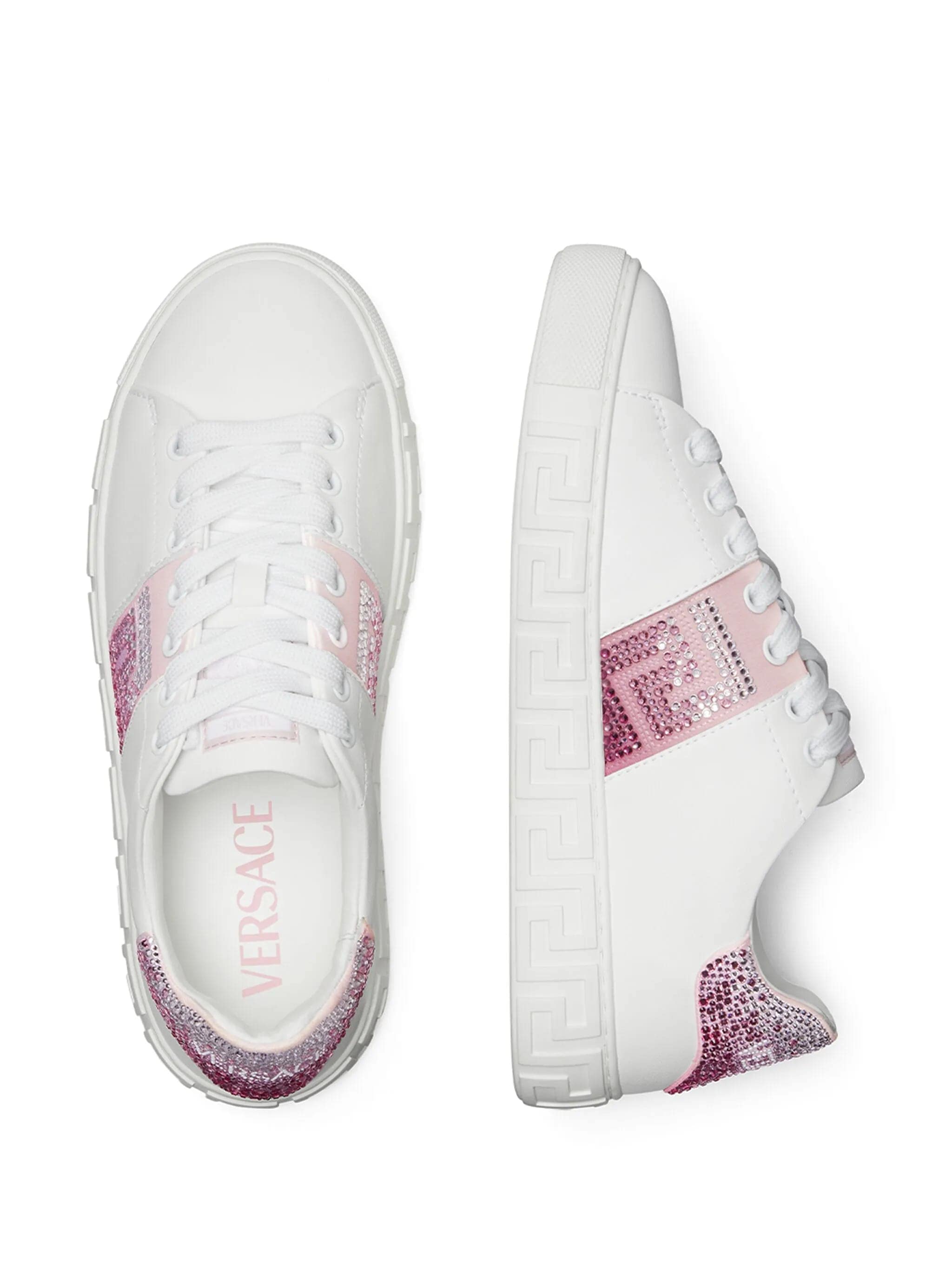 VERSACE Silk Sneakers for Women - SS25 Collection