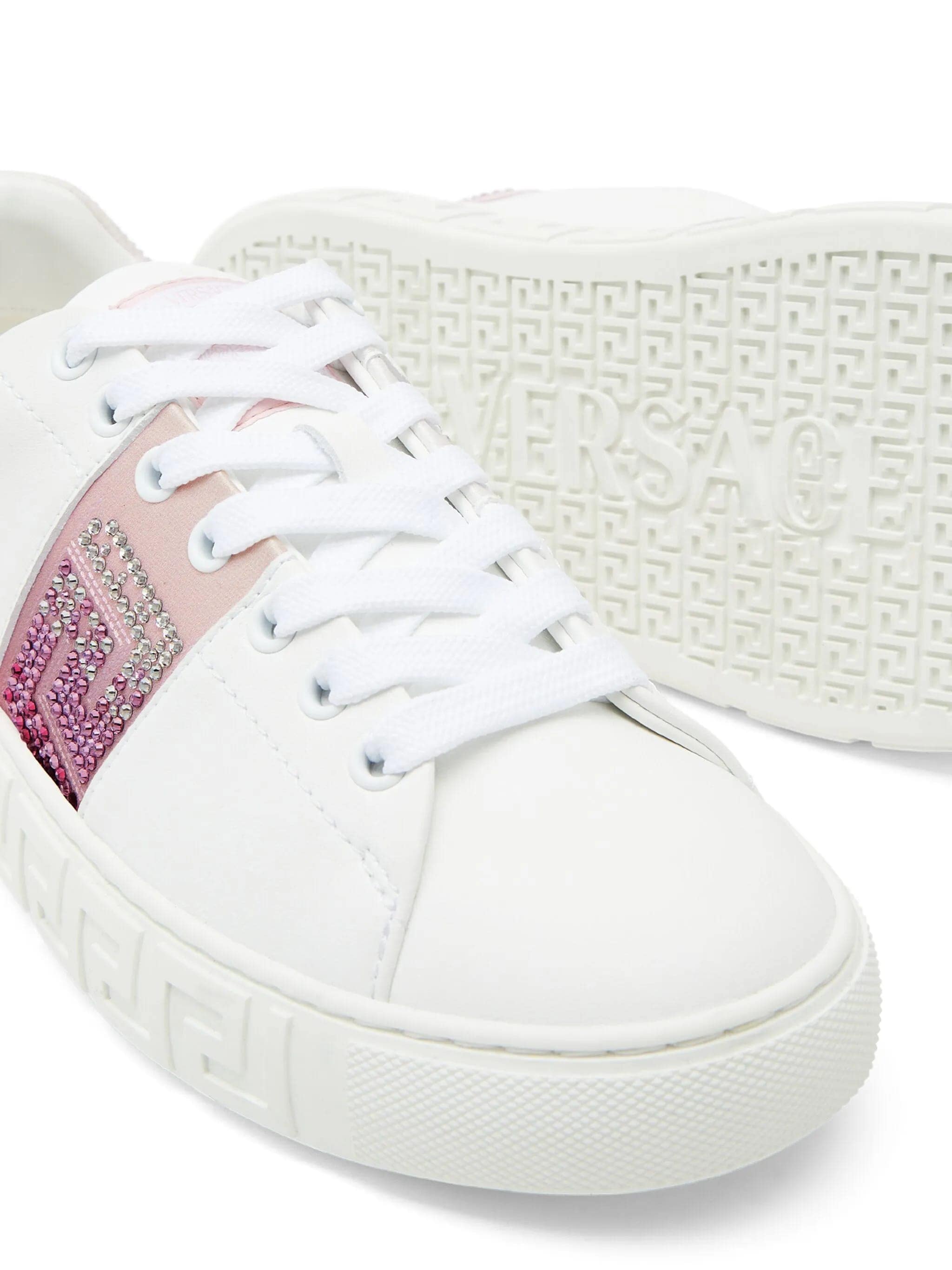 VERSACE Silk Sneakers for Women - SS25 Collection
