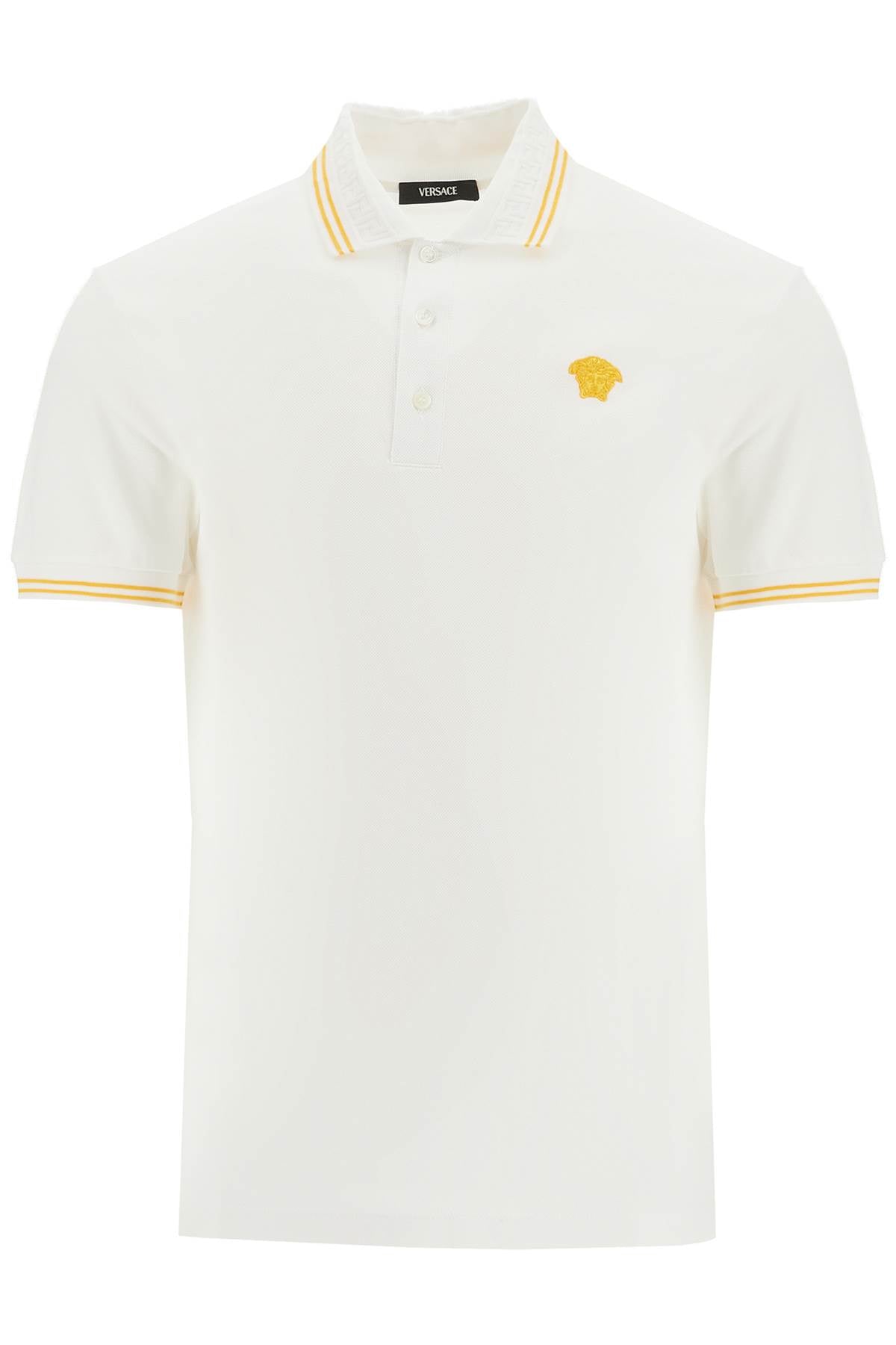 VERSACE Classic Piquet Polo Shirt for Men