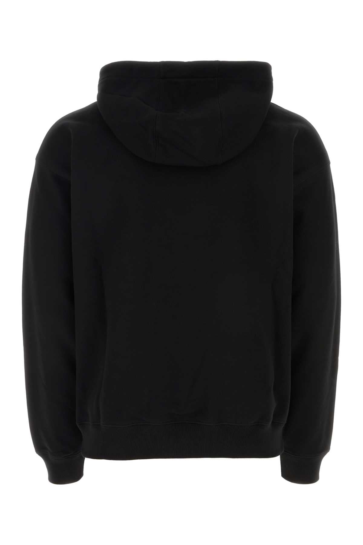 VERSACE Classic Black Cotton Sweatshirt for Men - SS24