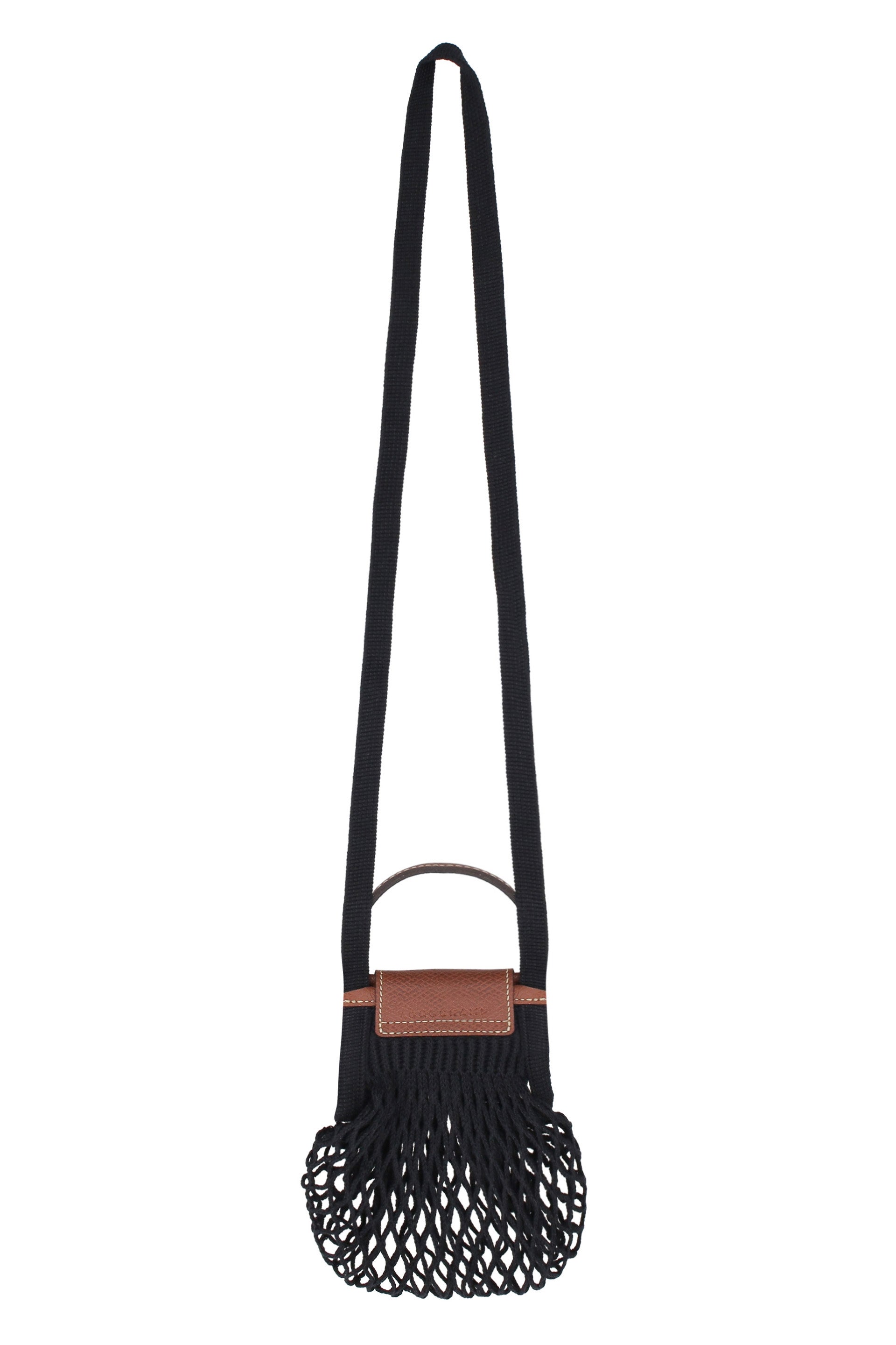 LONGCHAMP Mini Crossbody Handbag with Leather Details