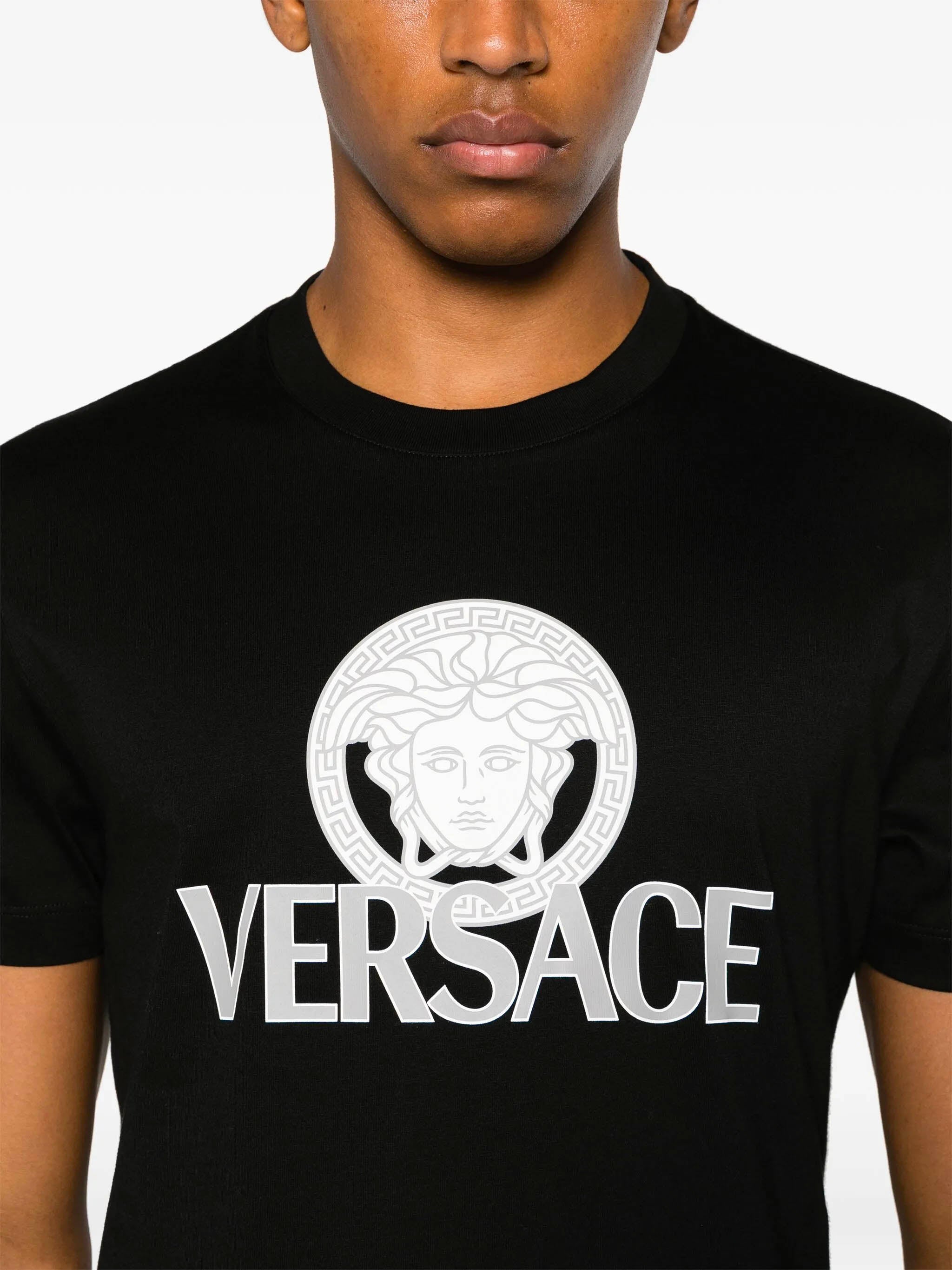 VERSACE Medusa Logo T-Shirt - Size M