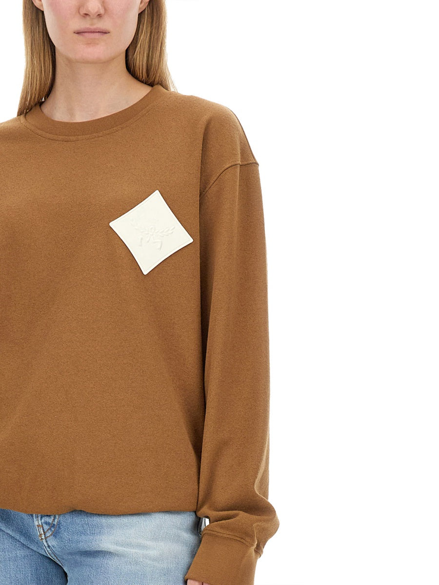 MCM Logo Sweatshirt for Women - FW24 Collection