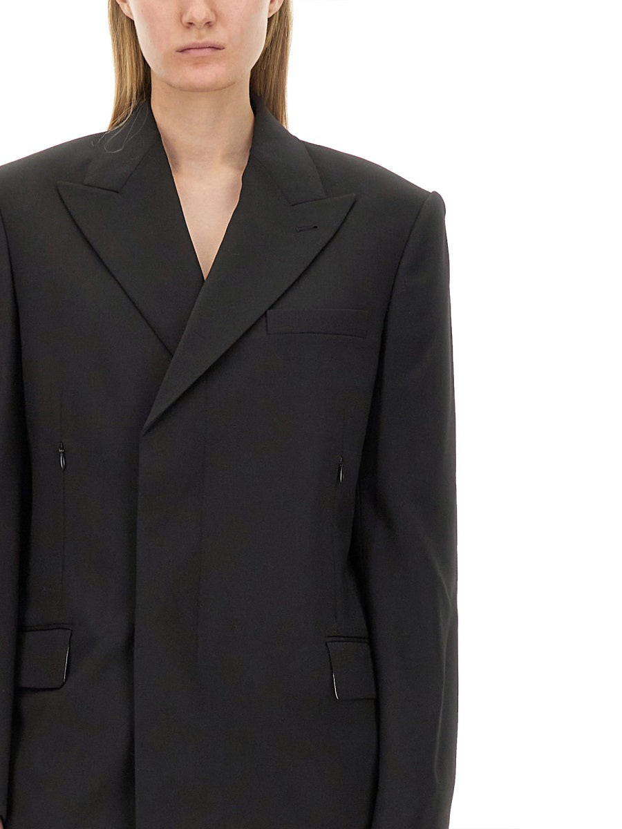 HELMUT LANG Oversize Fit Wool Jacket - Size S