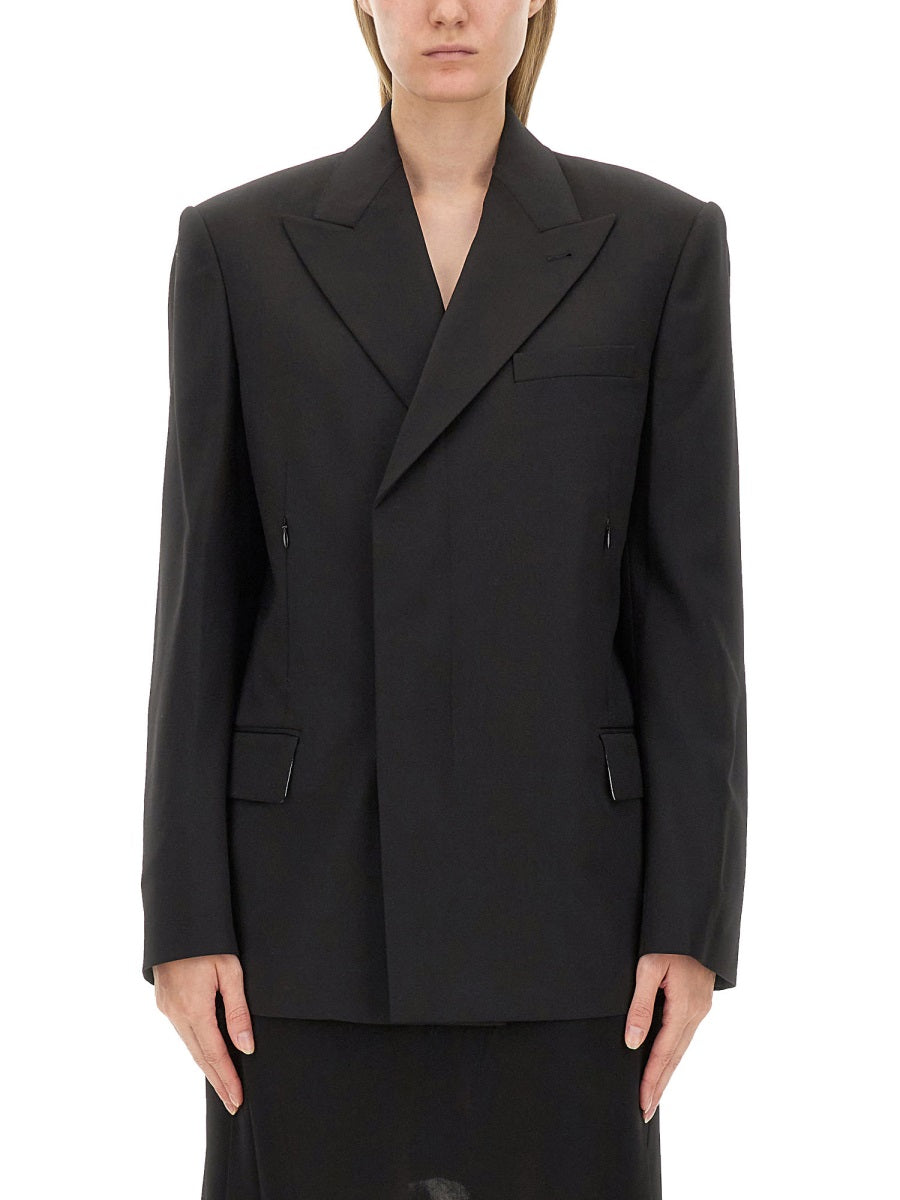 HELMUT LANG Oversize Fit Wool Jacket - Size S